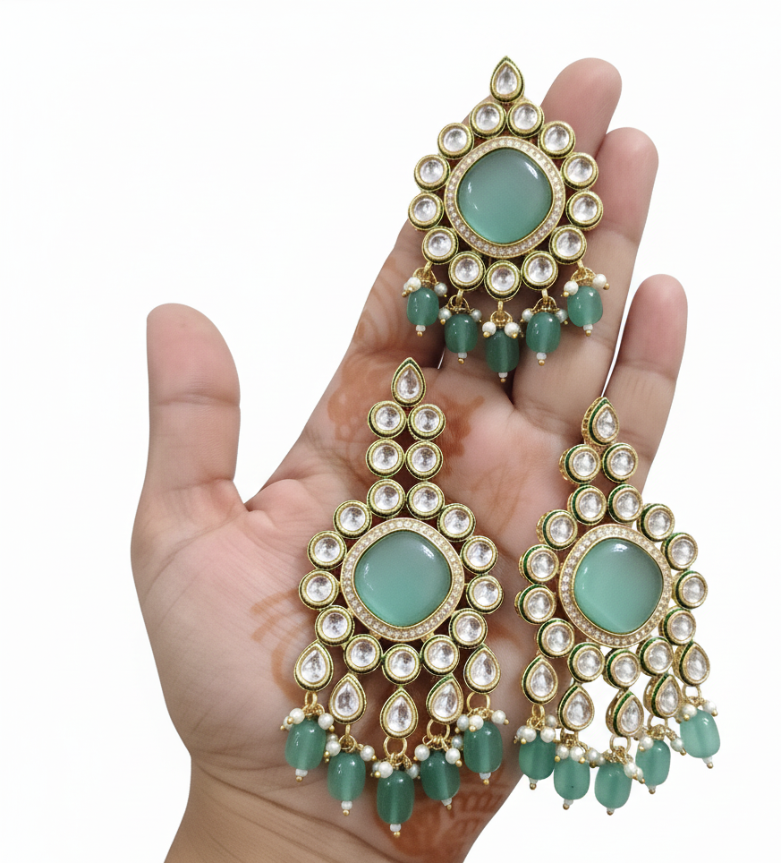 Reversed AD  Statement Earrings