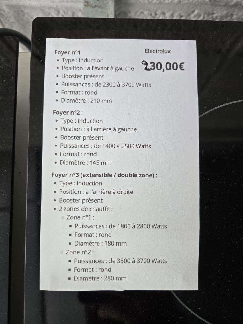 Plaque à induction 