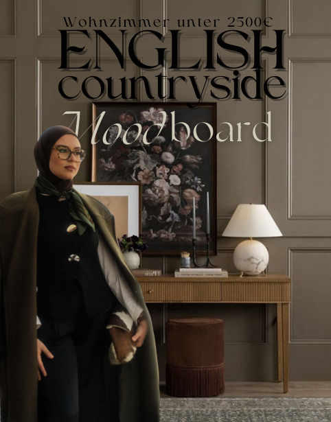English Countryside Wohnzimmer Moodboard