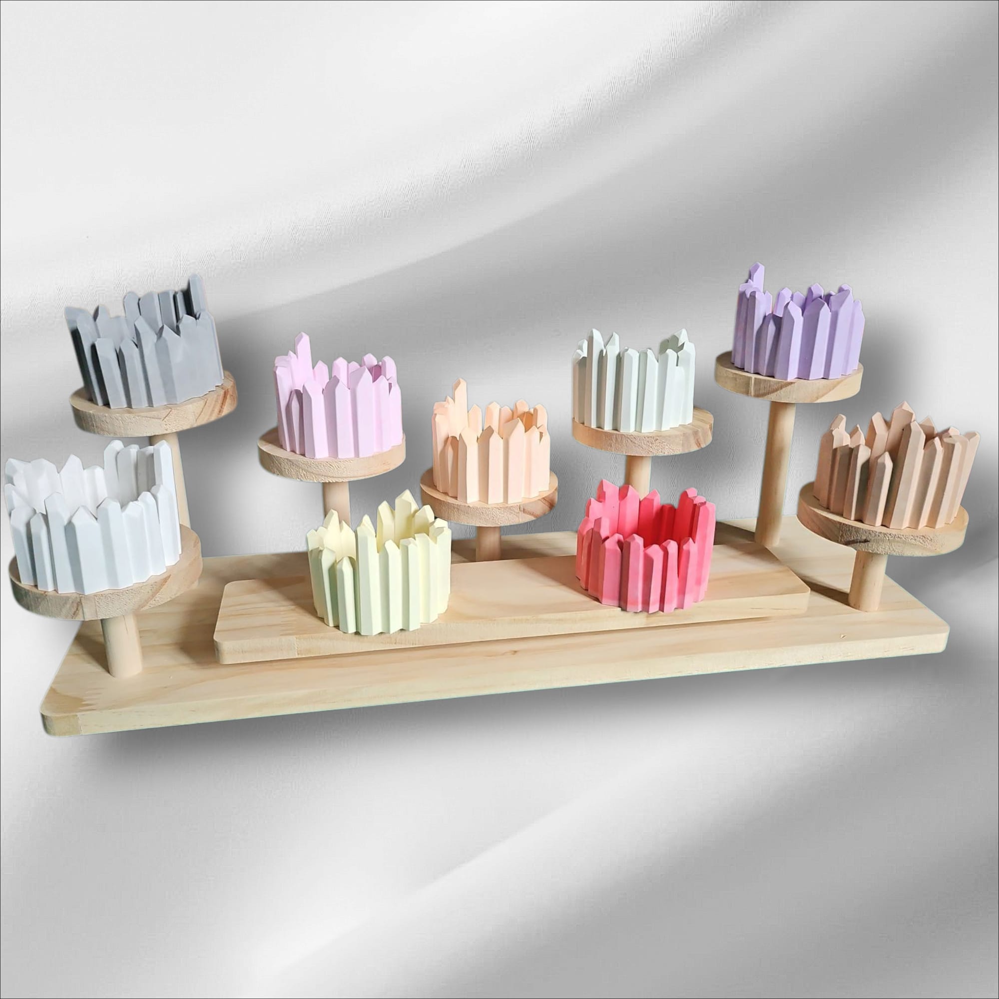Support Design bougie chauffe plat