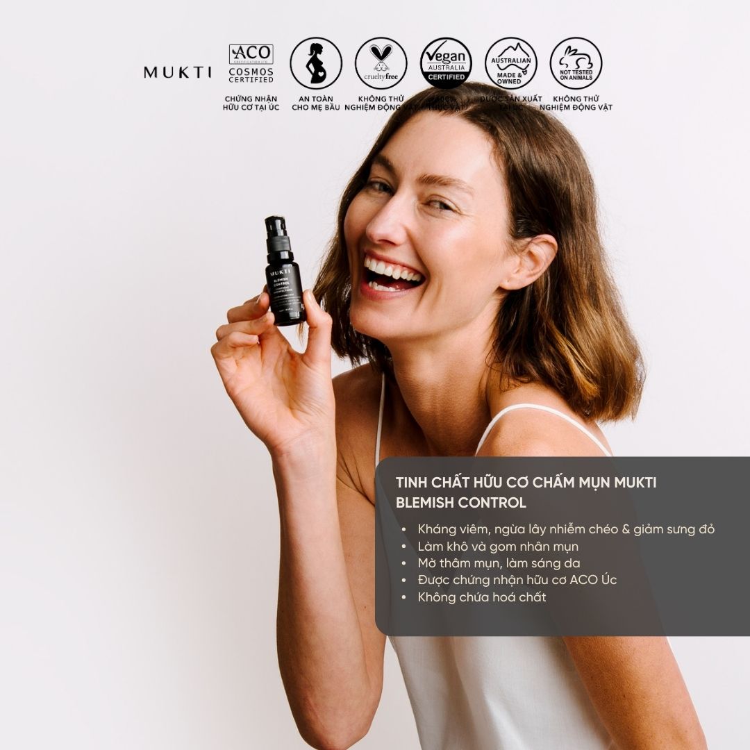 Tinh Chất Trị Và Ngừa Mụn Mukti Blemish Control 15Ml