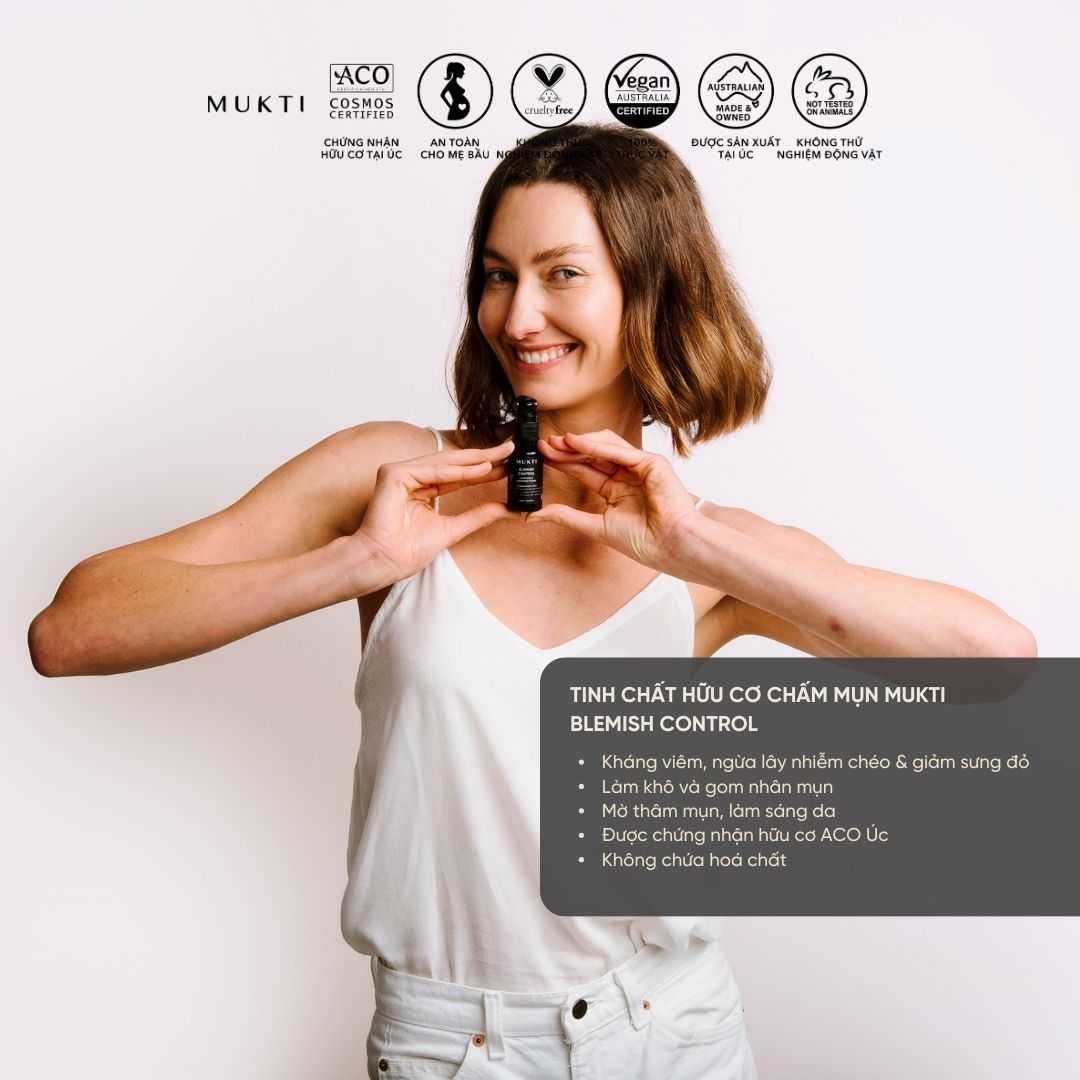 Tinh Chất Trị Và Ngừa Mụn Mukti Blemish Control 15Ml