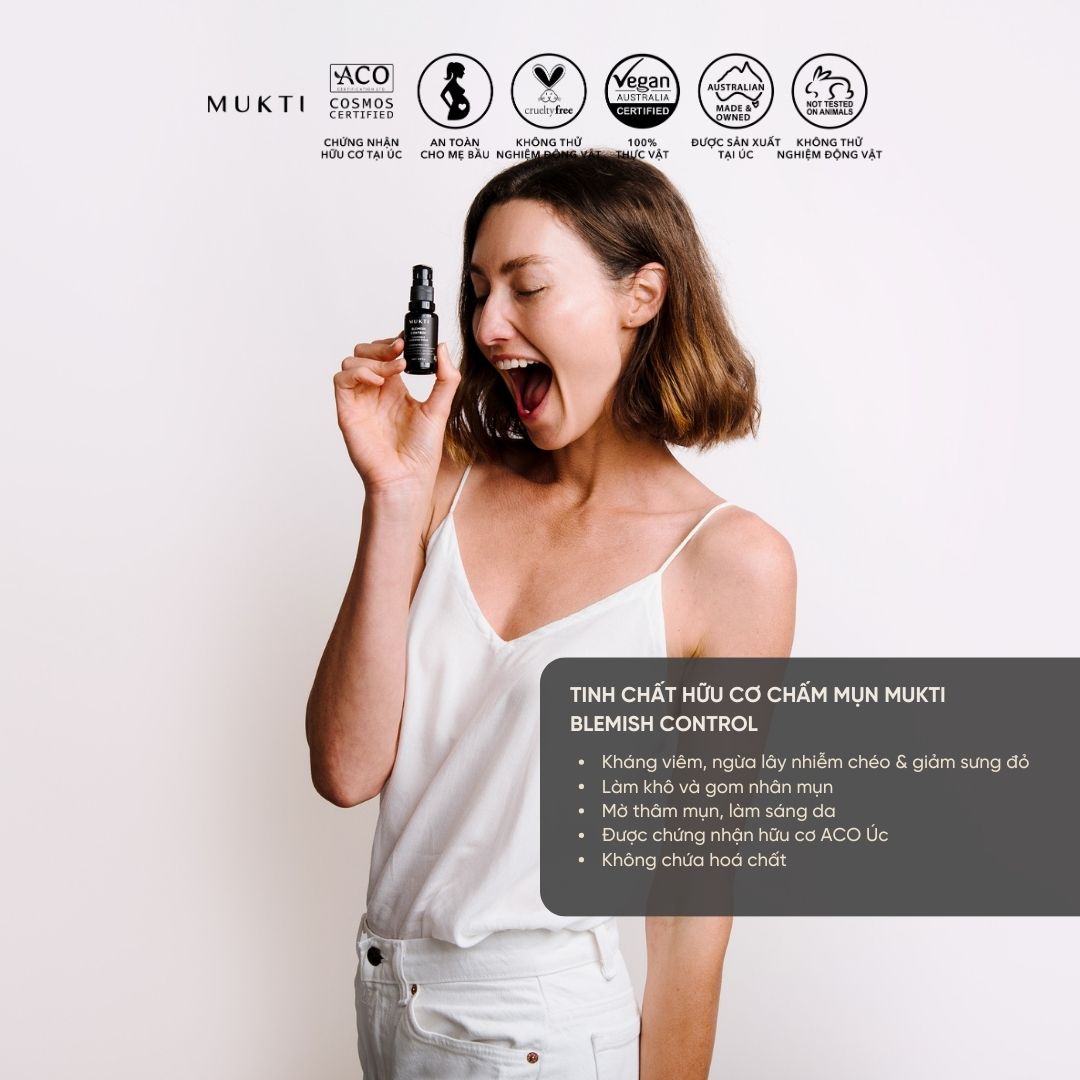 Tinh Chất Trị Và Ngừa Mụn Mukti Blemish Control 15Ml