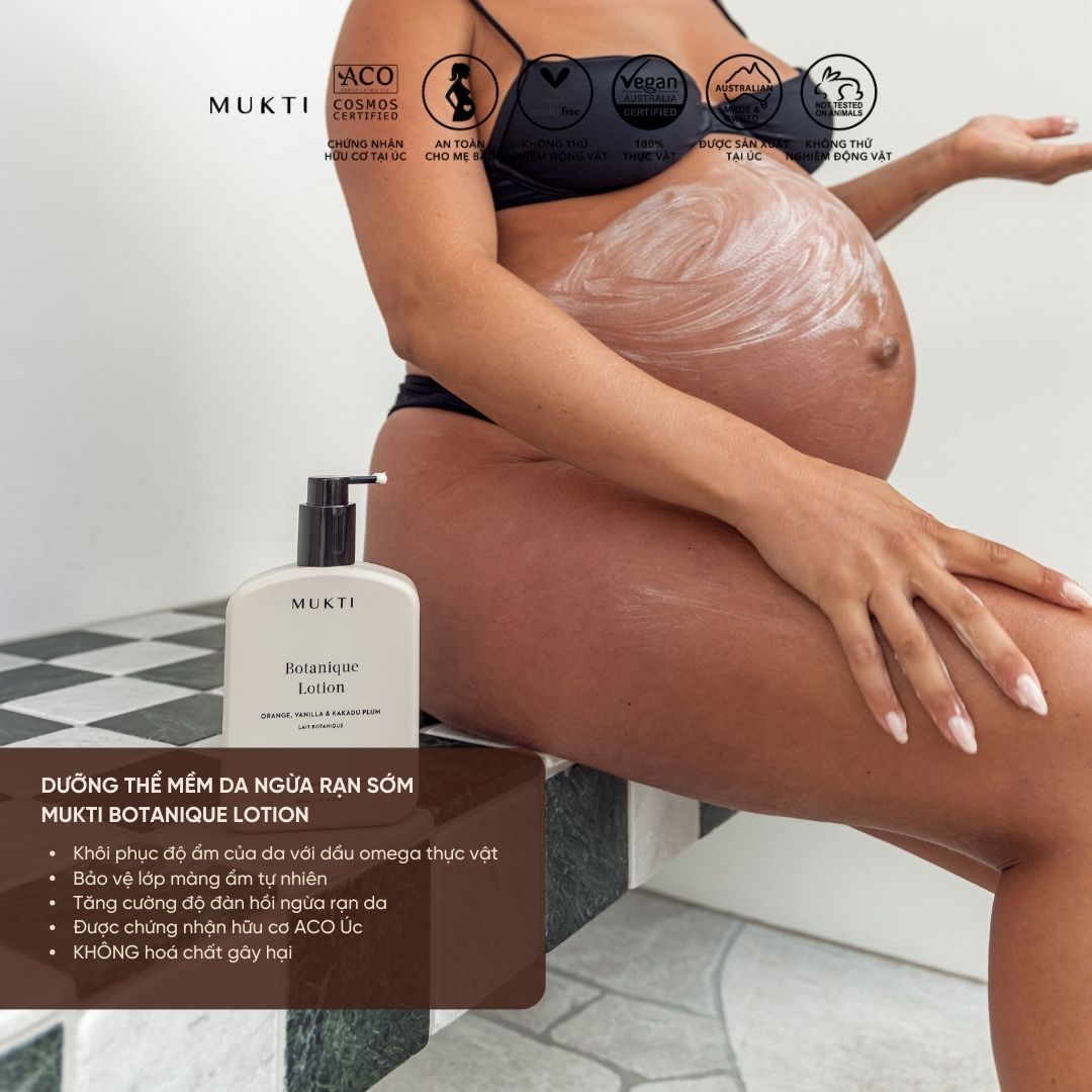 Sữa Dưỡng Thể Nuôi Dưỡng Và Bảo Vệ Da Mukti Botanique Body Lotion 360Ml