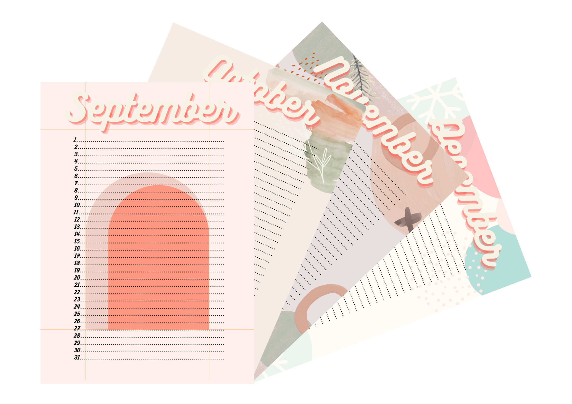 Birthday Calendar Pink