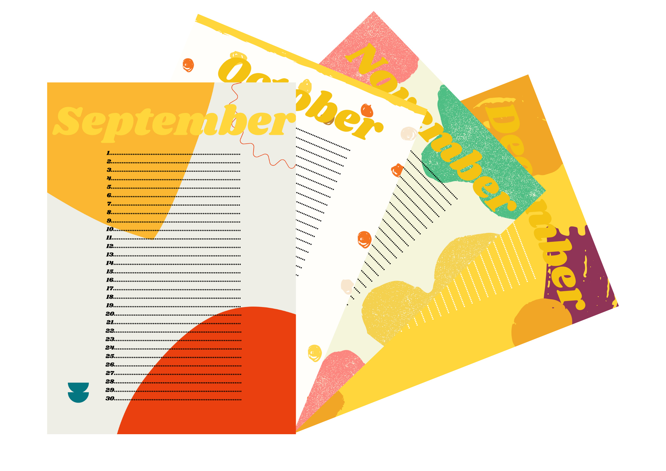 Birthday Calendar Yellow