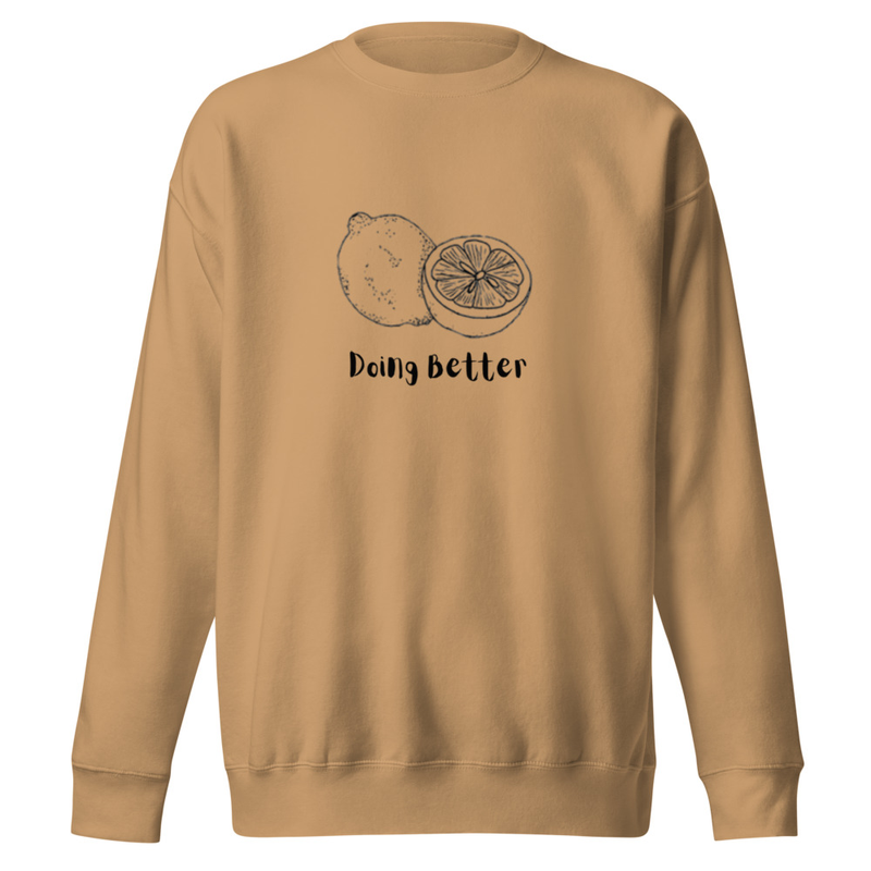 Unisex Cotton Lemon Sweatshirt