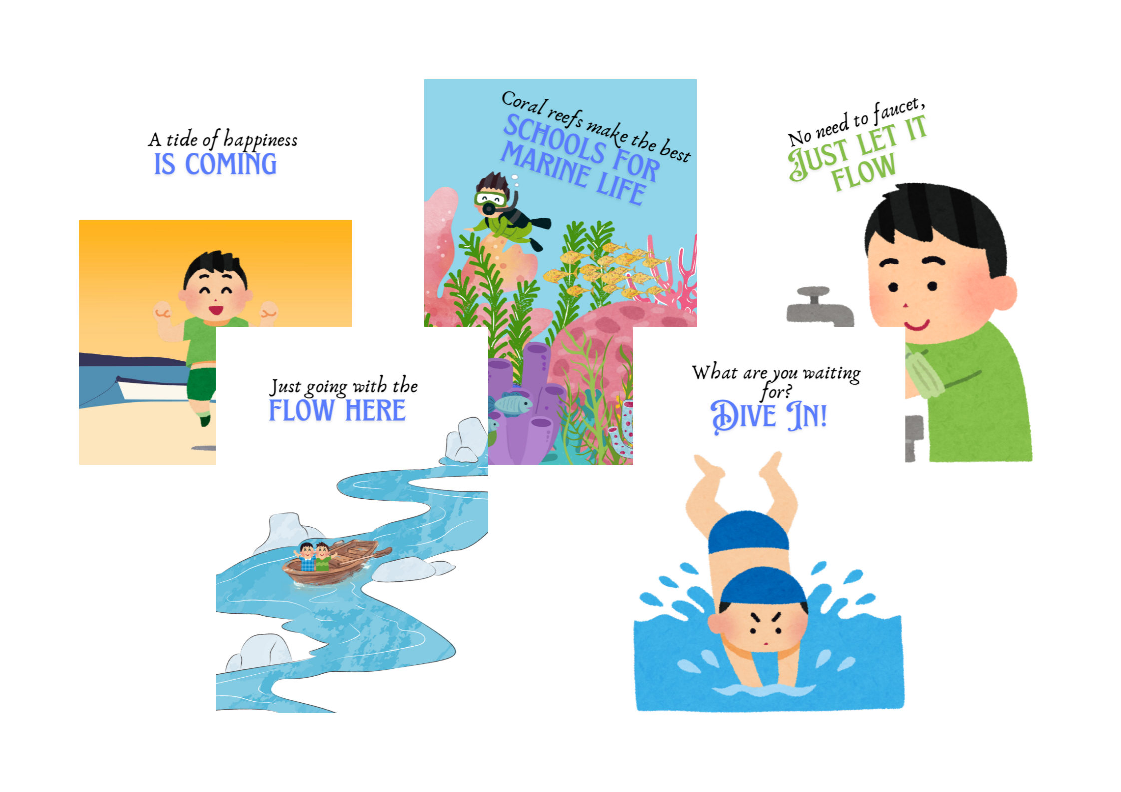 Water Pun Poster Bundle