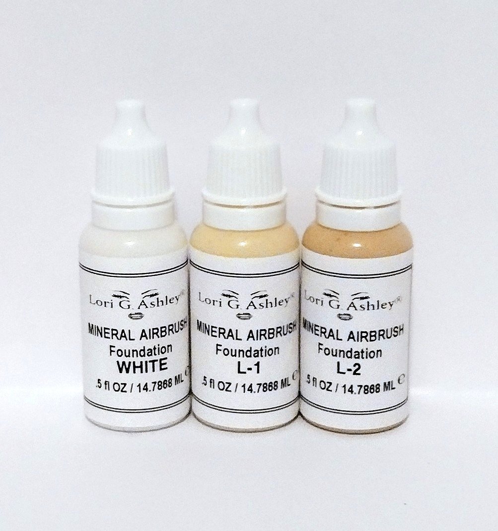 Mineral Airbrush Makeup 3 Pack Kit - Lori G Ashley®