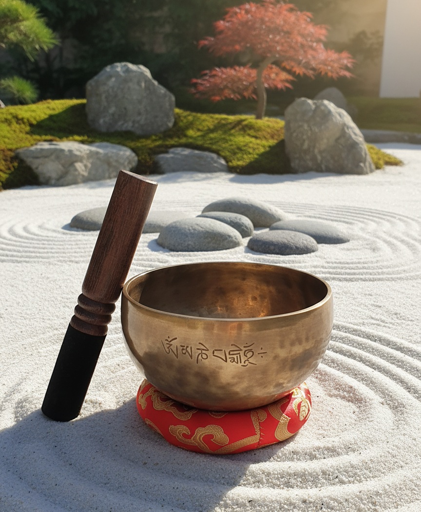 Bol tibétain "pleine lune" 11cm