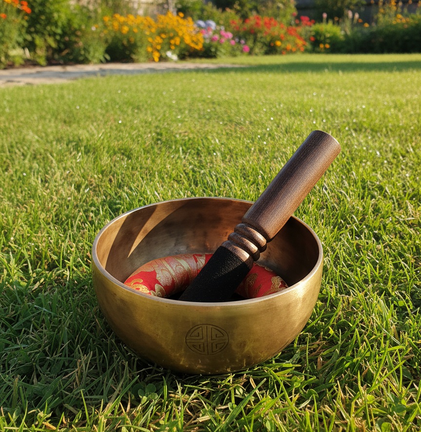 Bol tibétain "pleine lune" 11cm