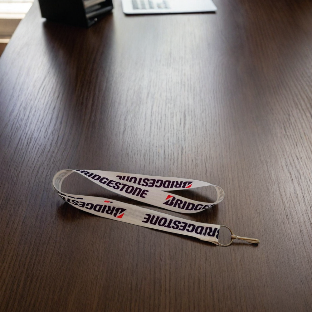 Cintas - Lanyards Blancas algodón y poliester 