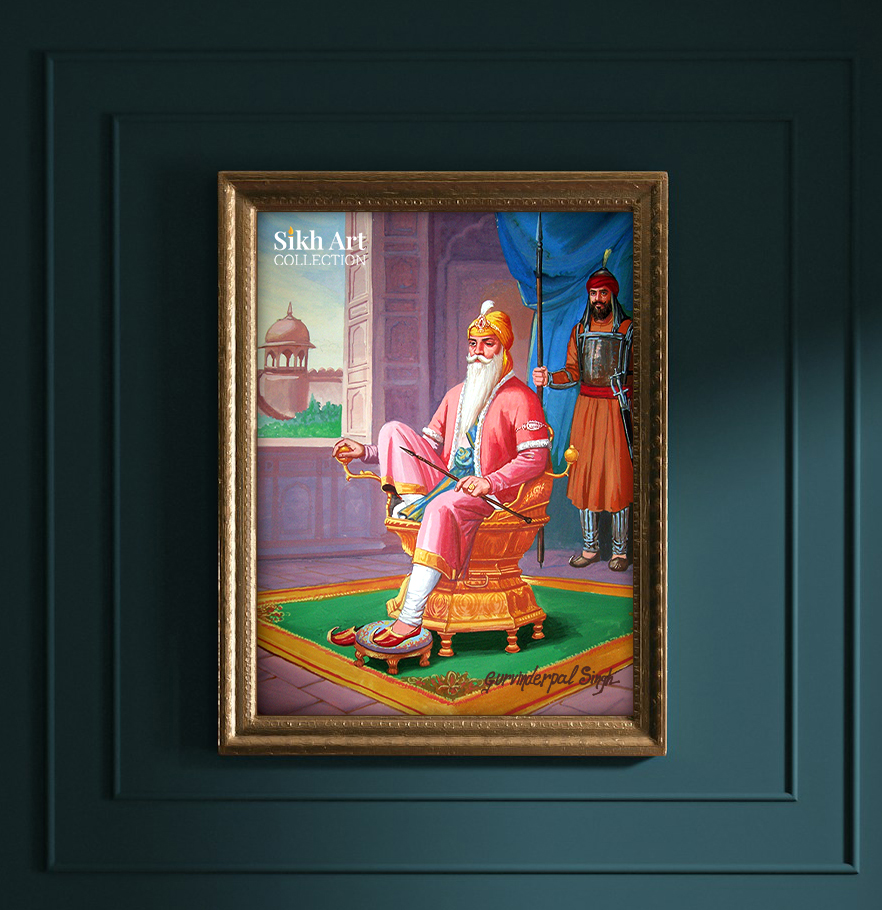 Maharaja Ranjit Singh - Seated on a Chair