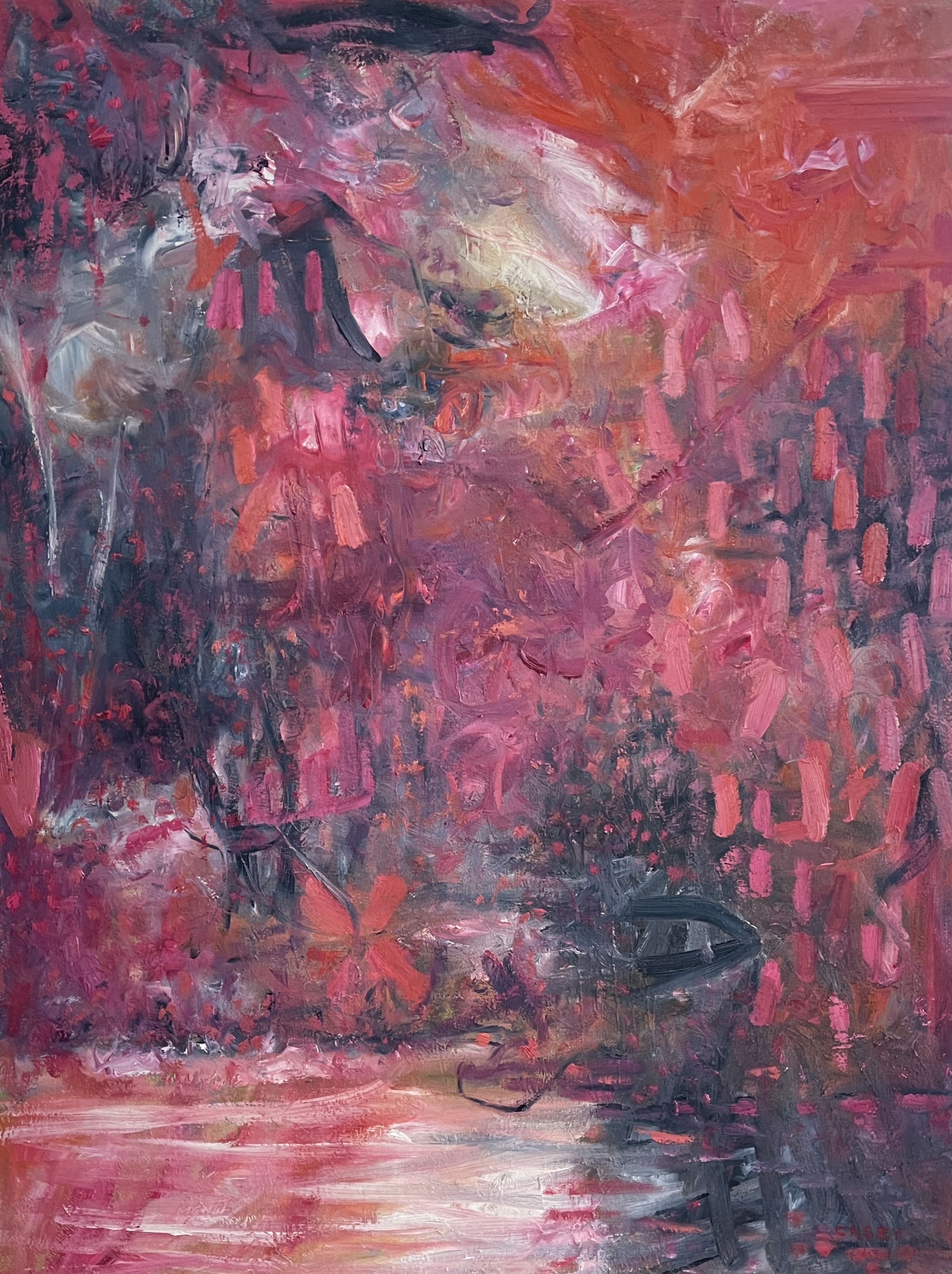 "On the Threshold of Night" 40 x 30
