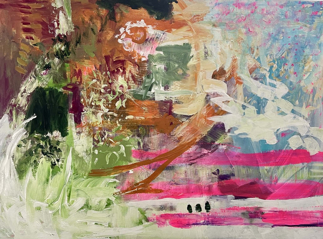 "Globe Trotting" 30 x 40