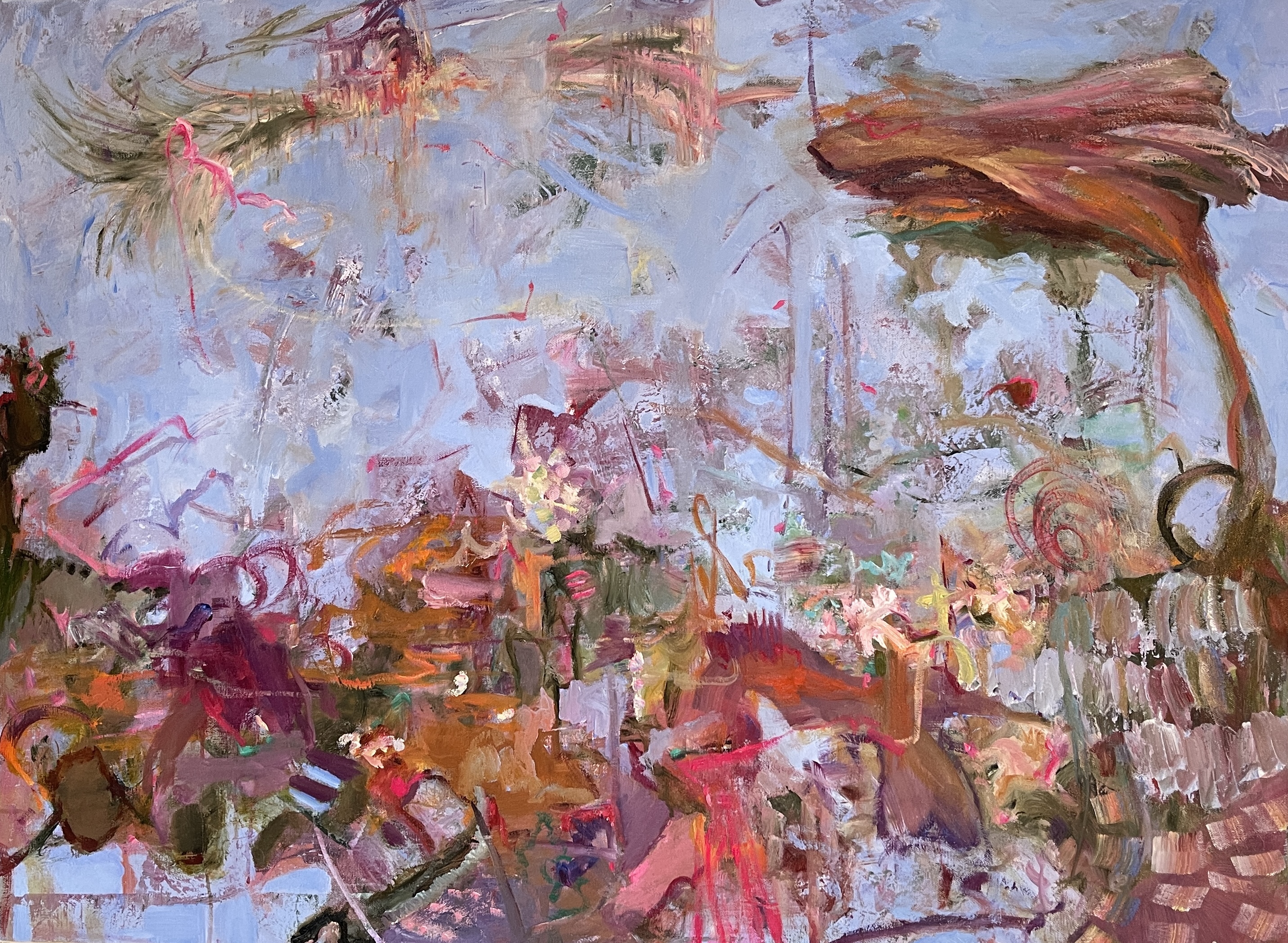 "Fanciful Frolicking" 30 x 40