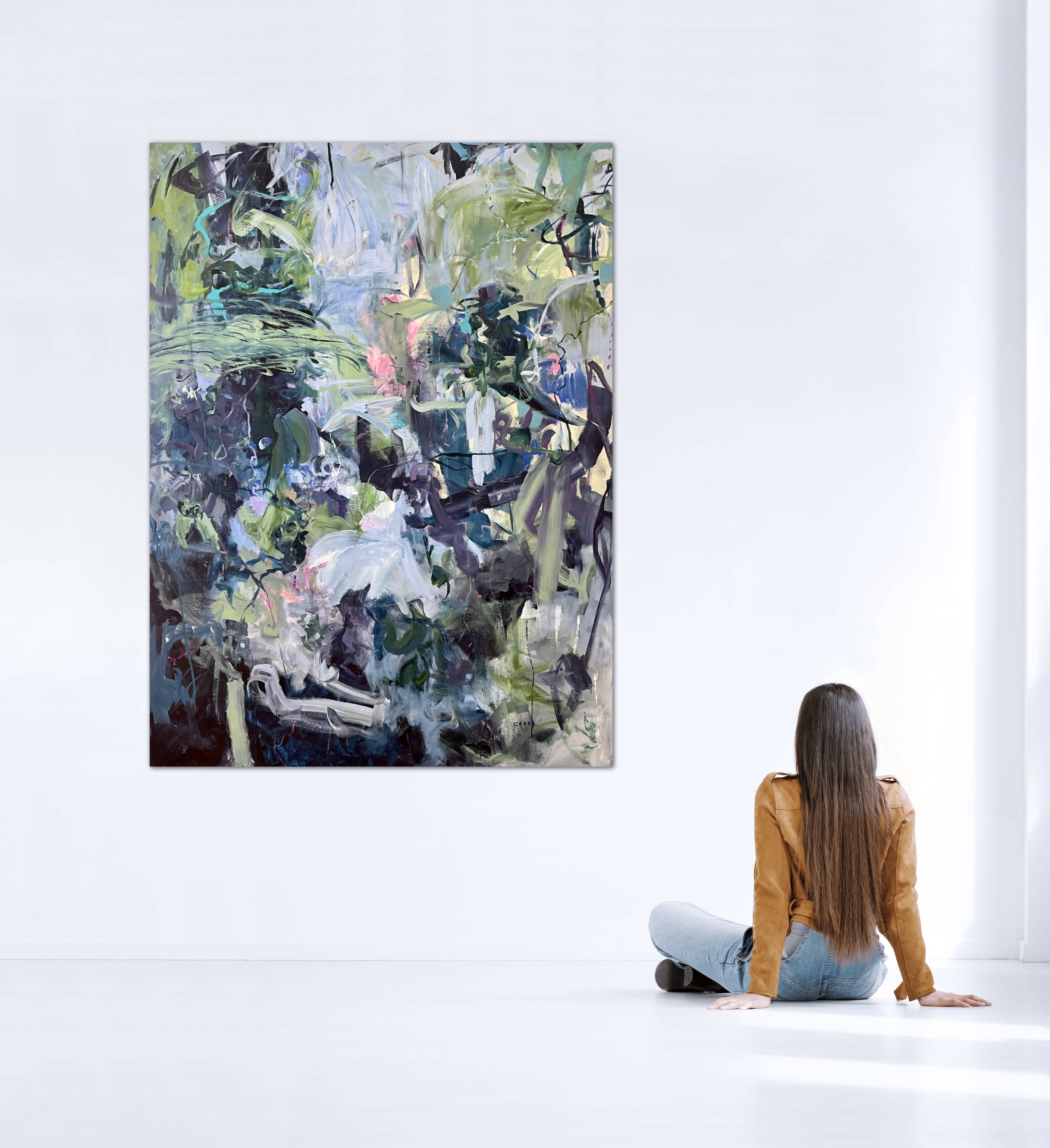 Blue Green Rhapsody 79 x 58