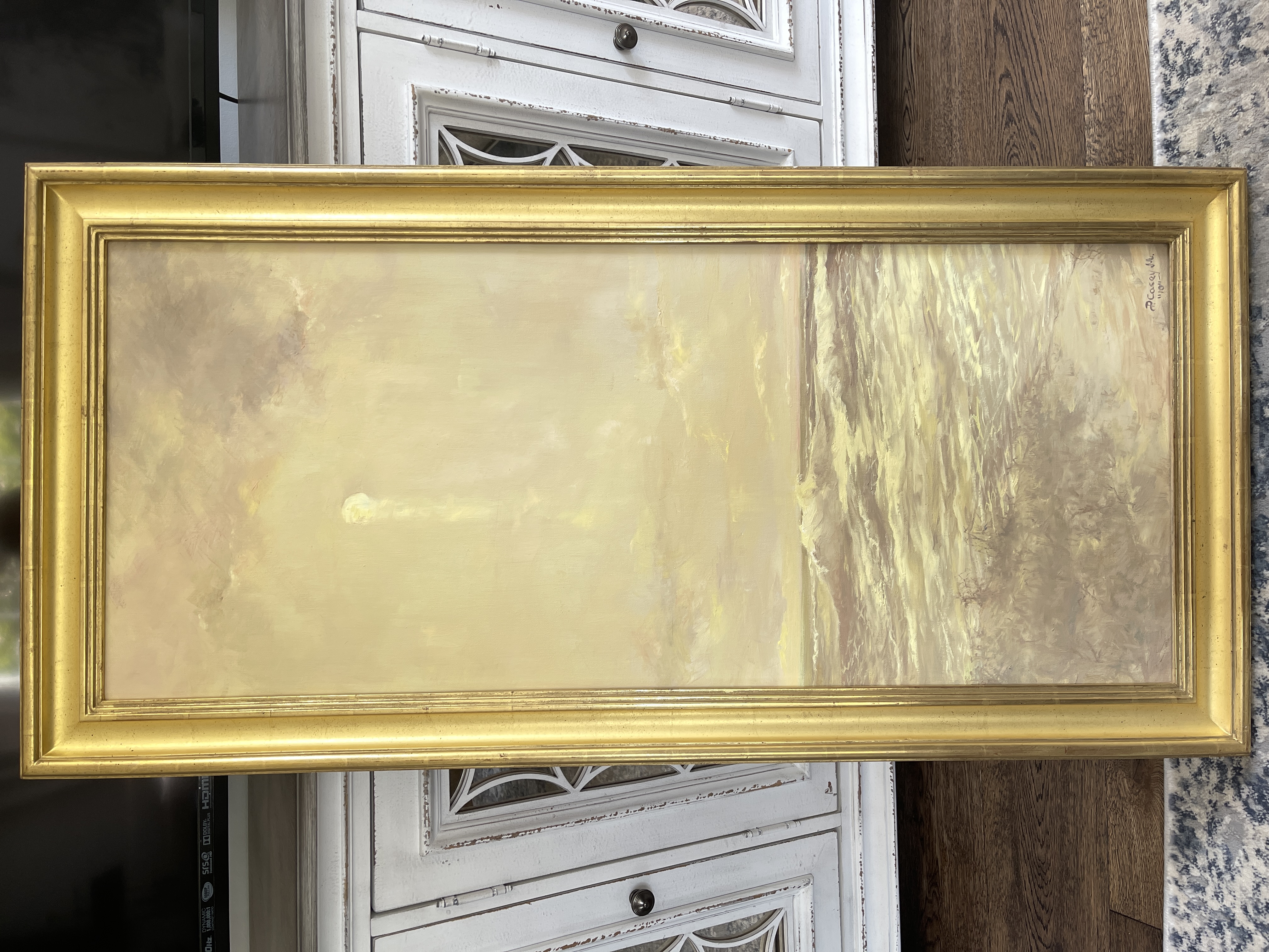 Golden Shores oil 23W x 47H