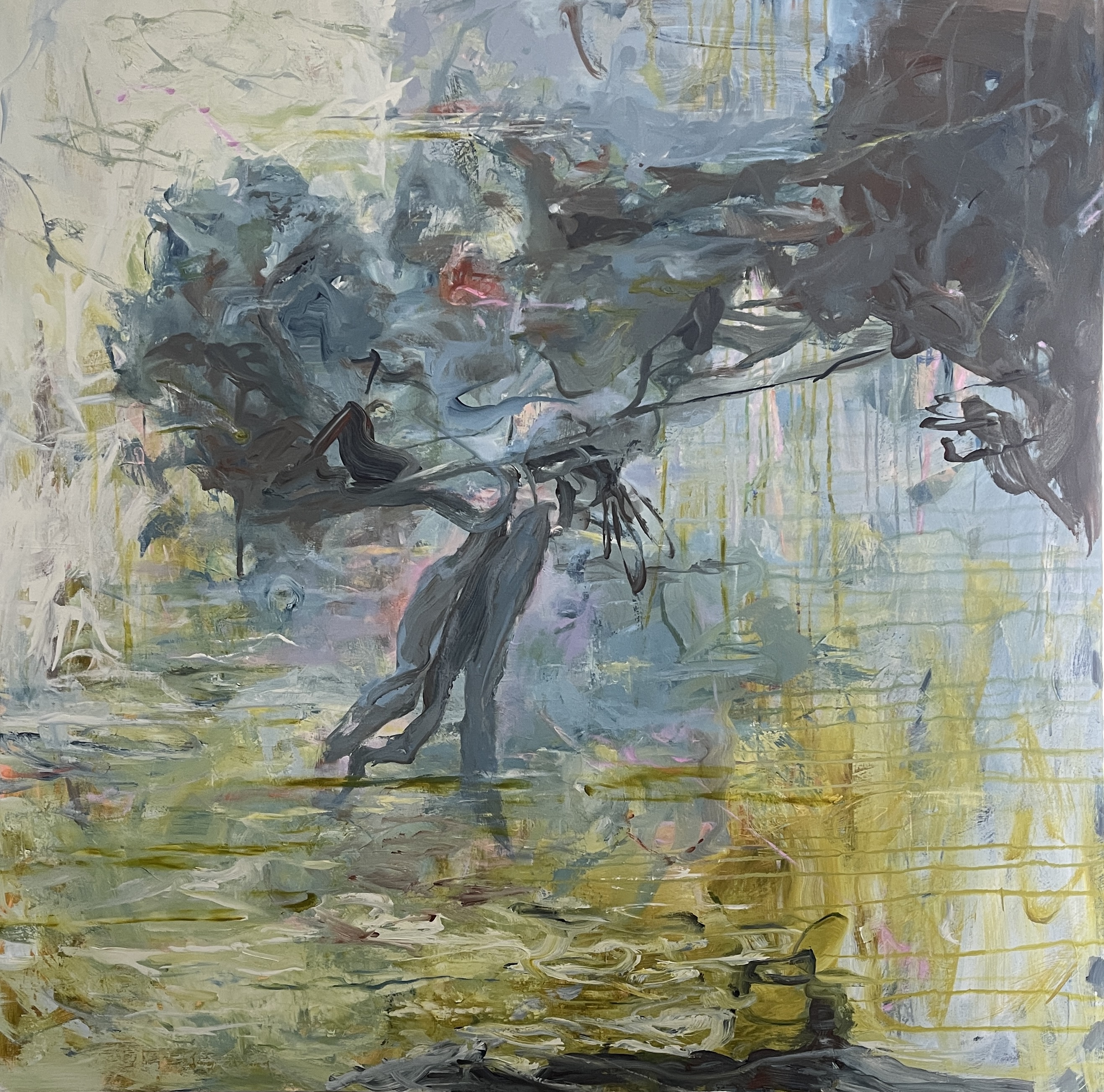 "Soft Traverse" acrylic 48x48