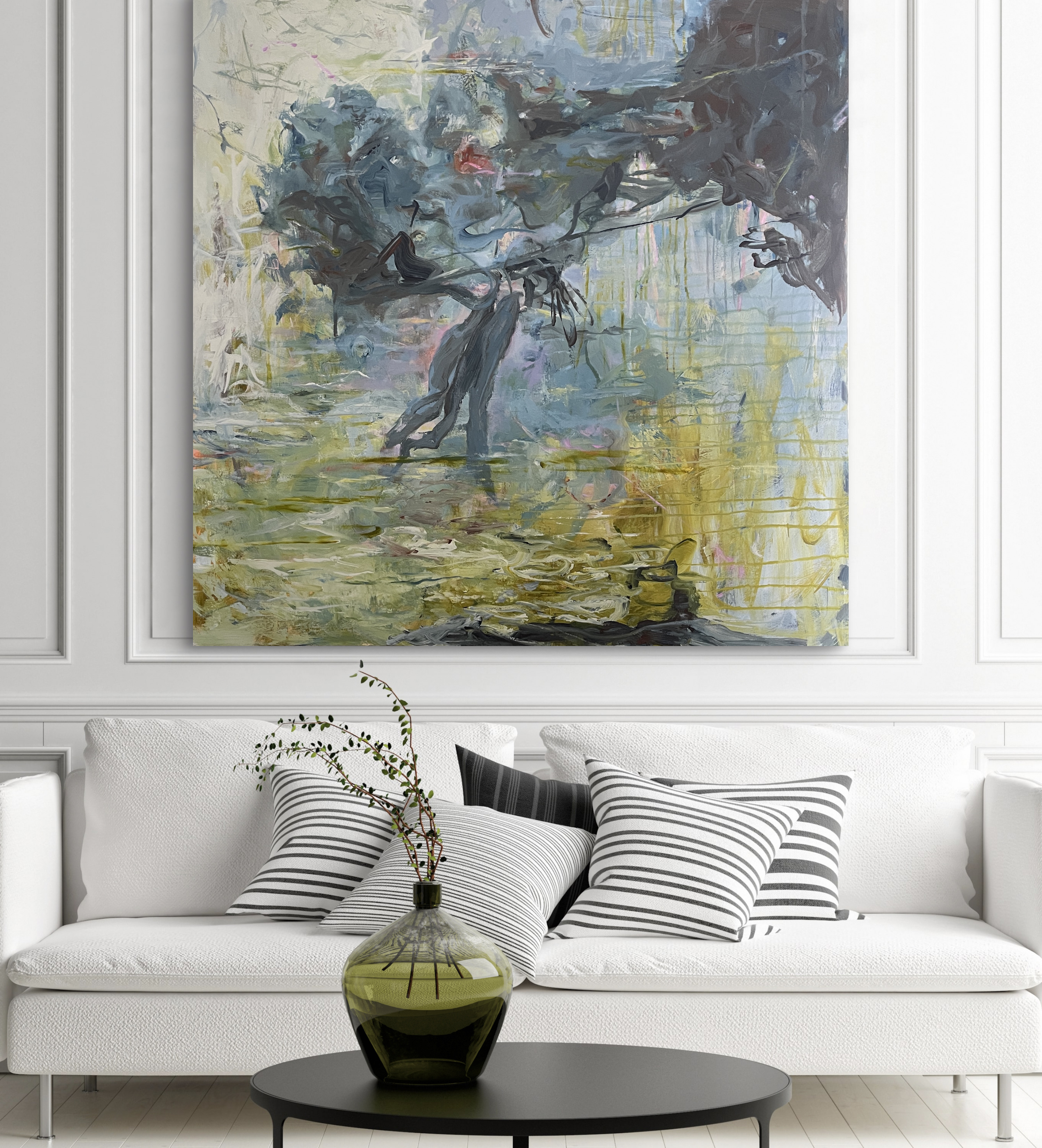 "Soft Traverse" acrylic 48x48