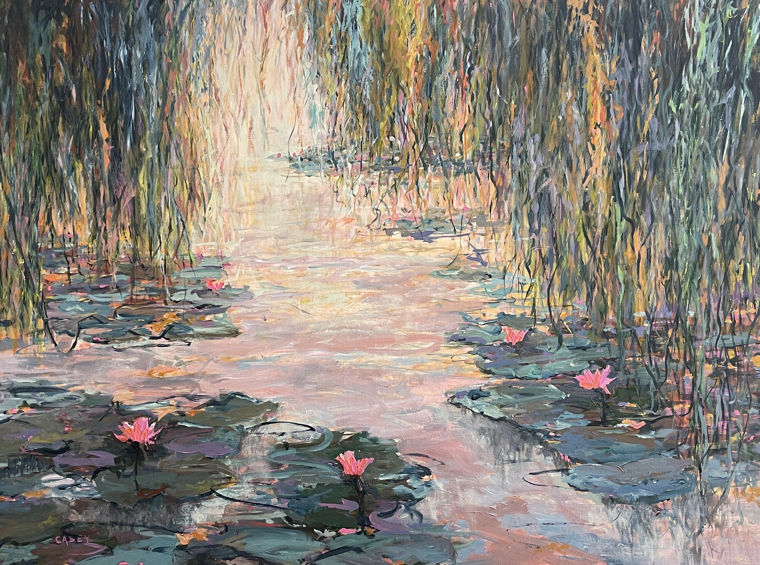  "Giverny Revisited" acrylic