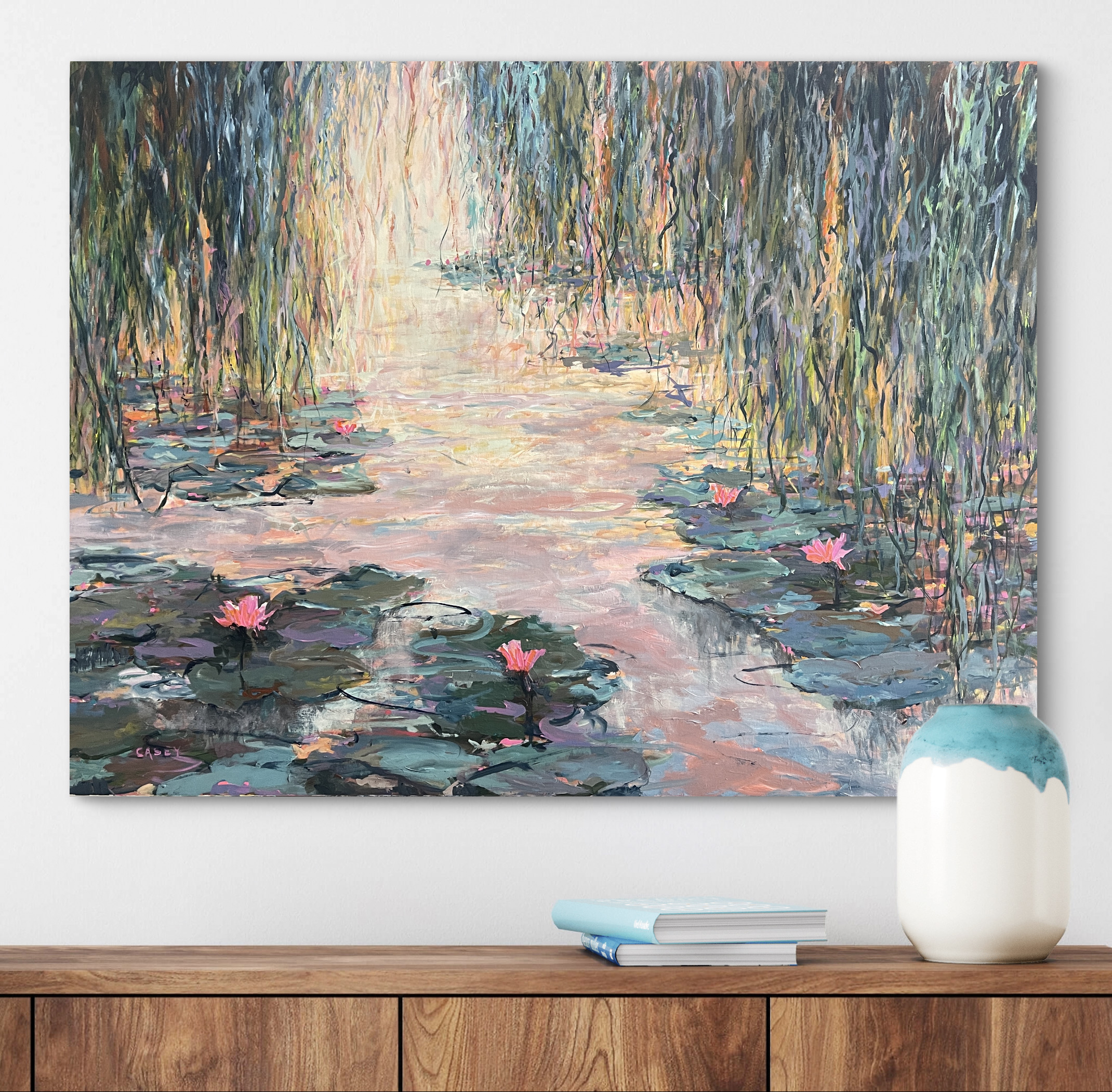  "Giverny Revisited" acrylic