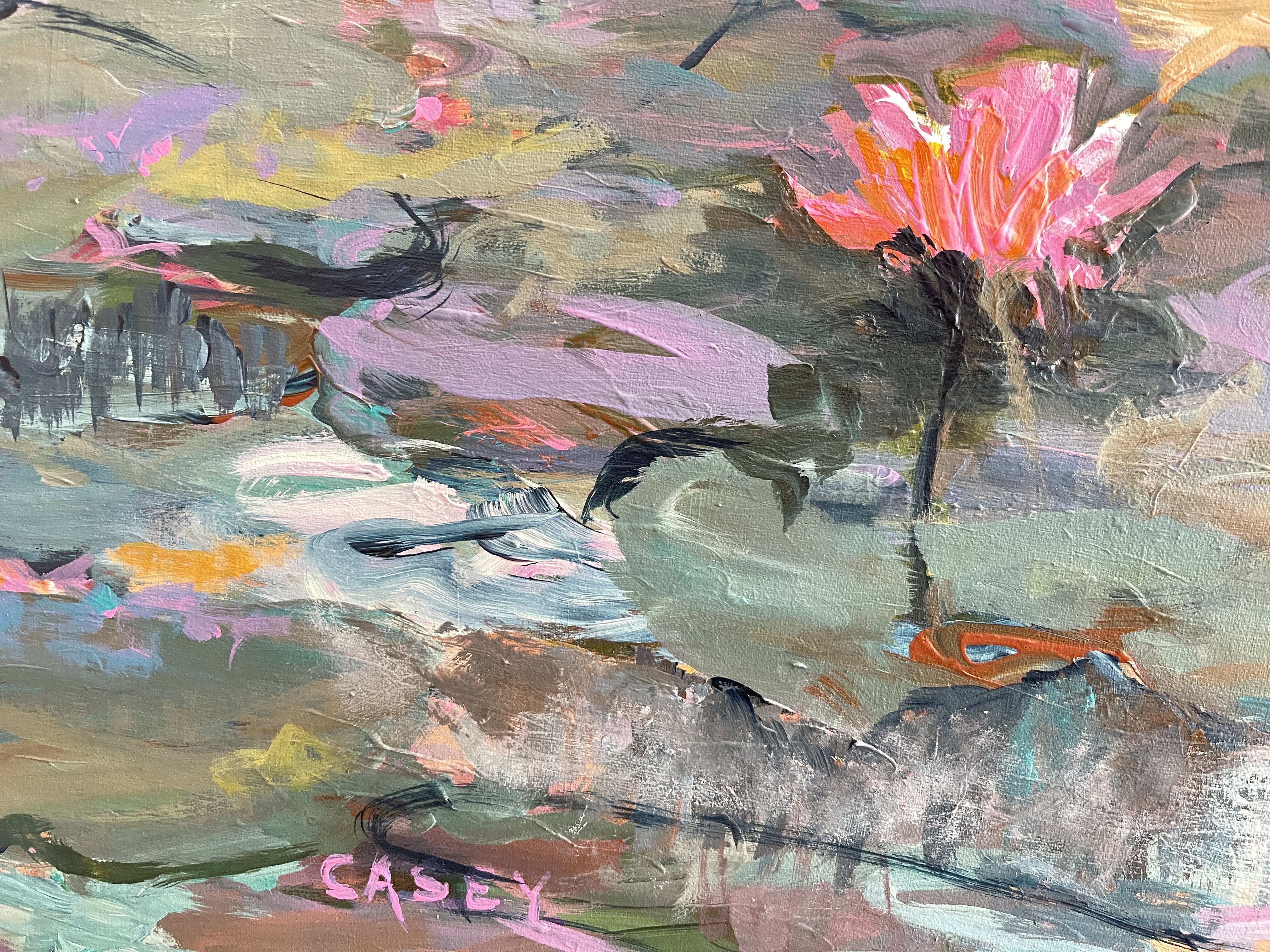  "Giverny Revisited" acrylic