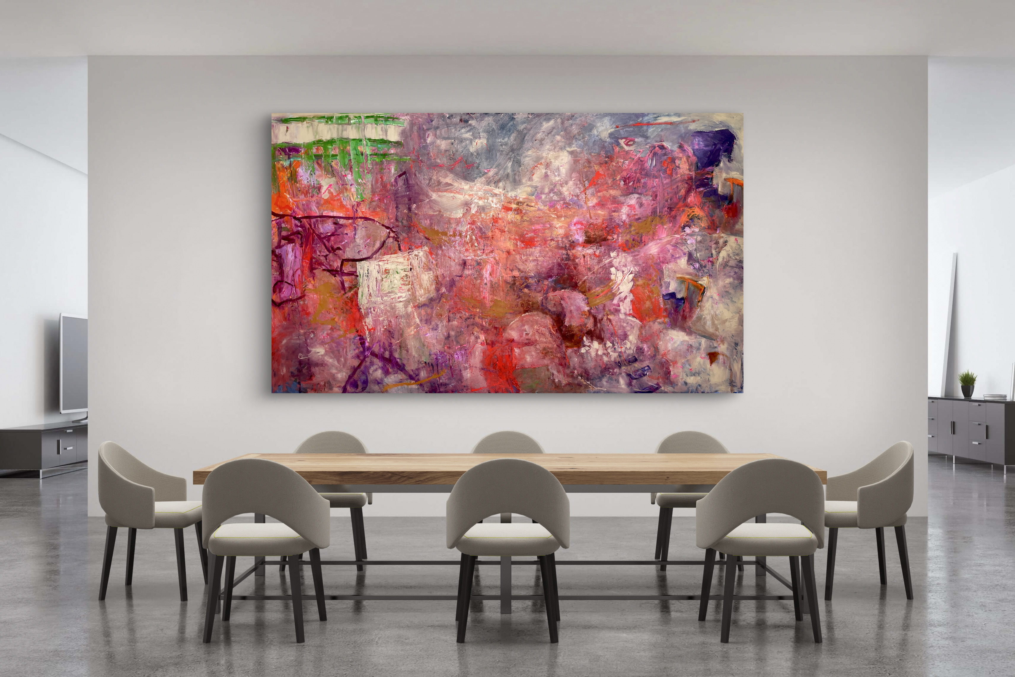 "Land of Contrasts & Curiosities" 48 x 80