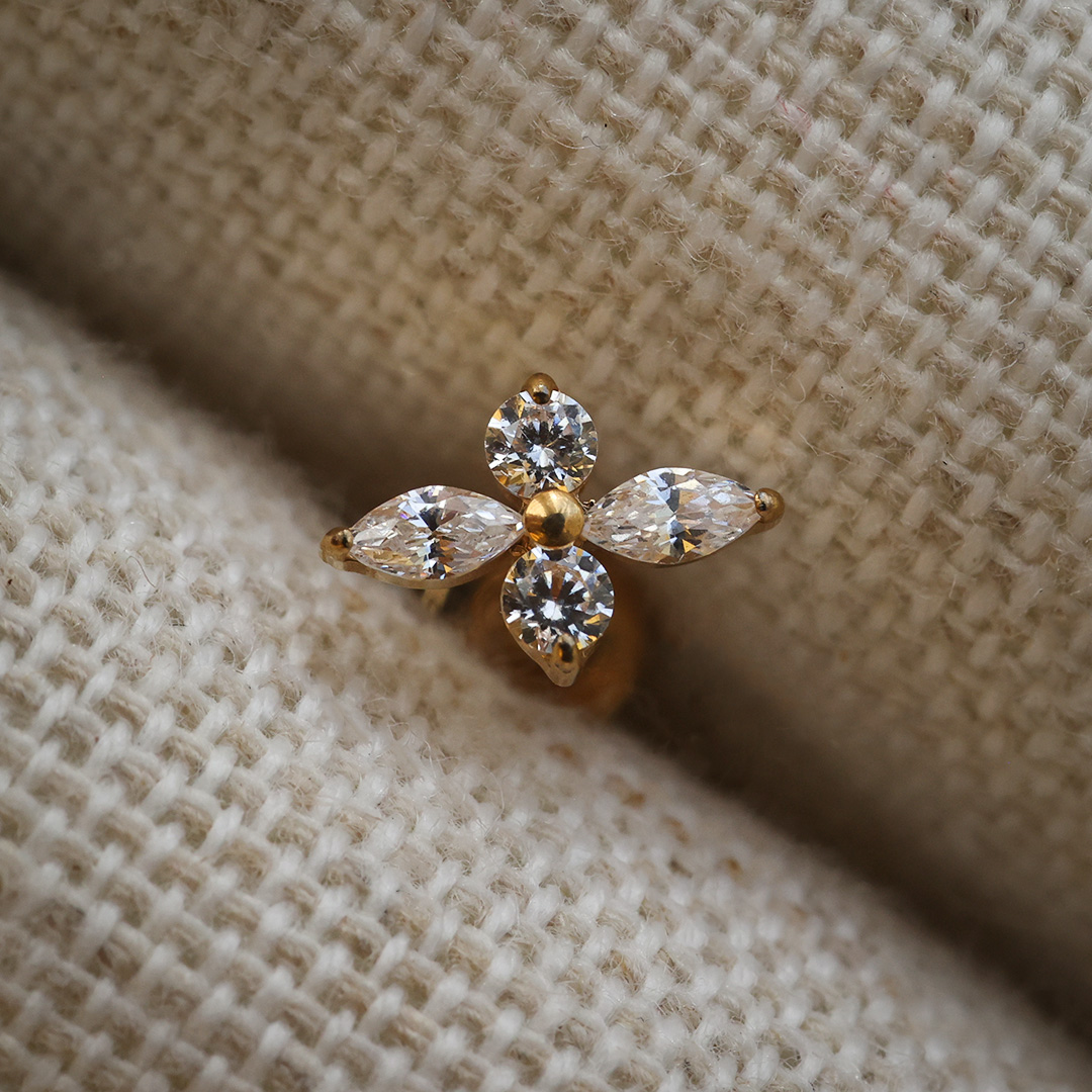 'Desire' piercing goud