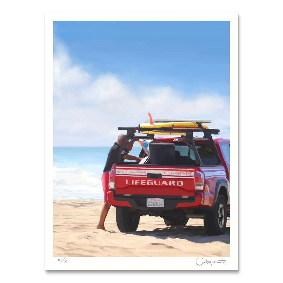 BEACH ANGLES :: fine art print