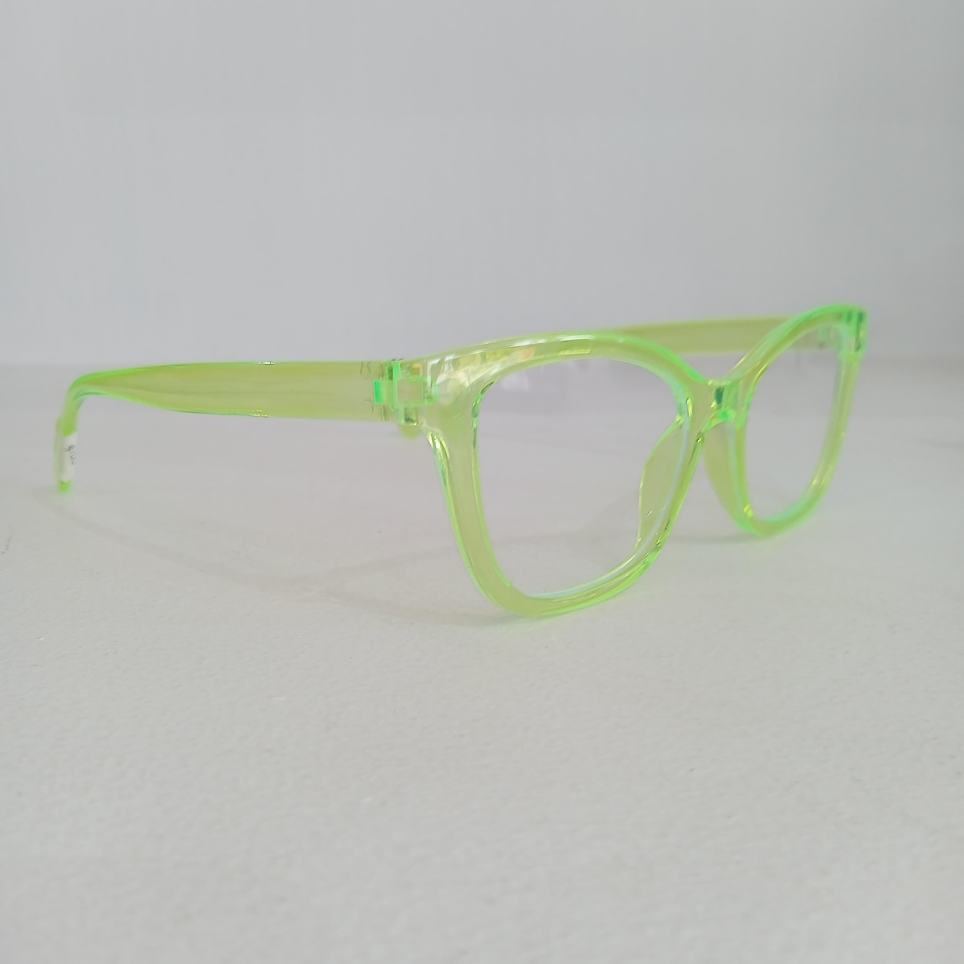 Gafas de pasta verdes