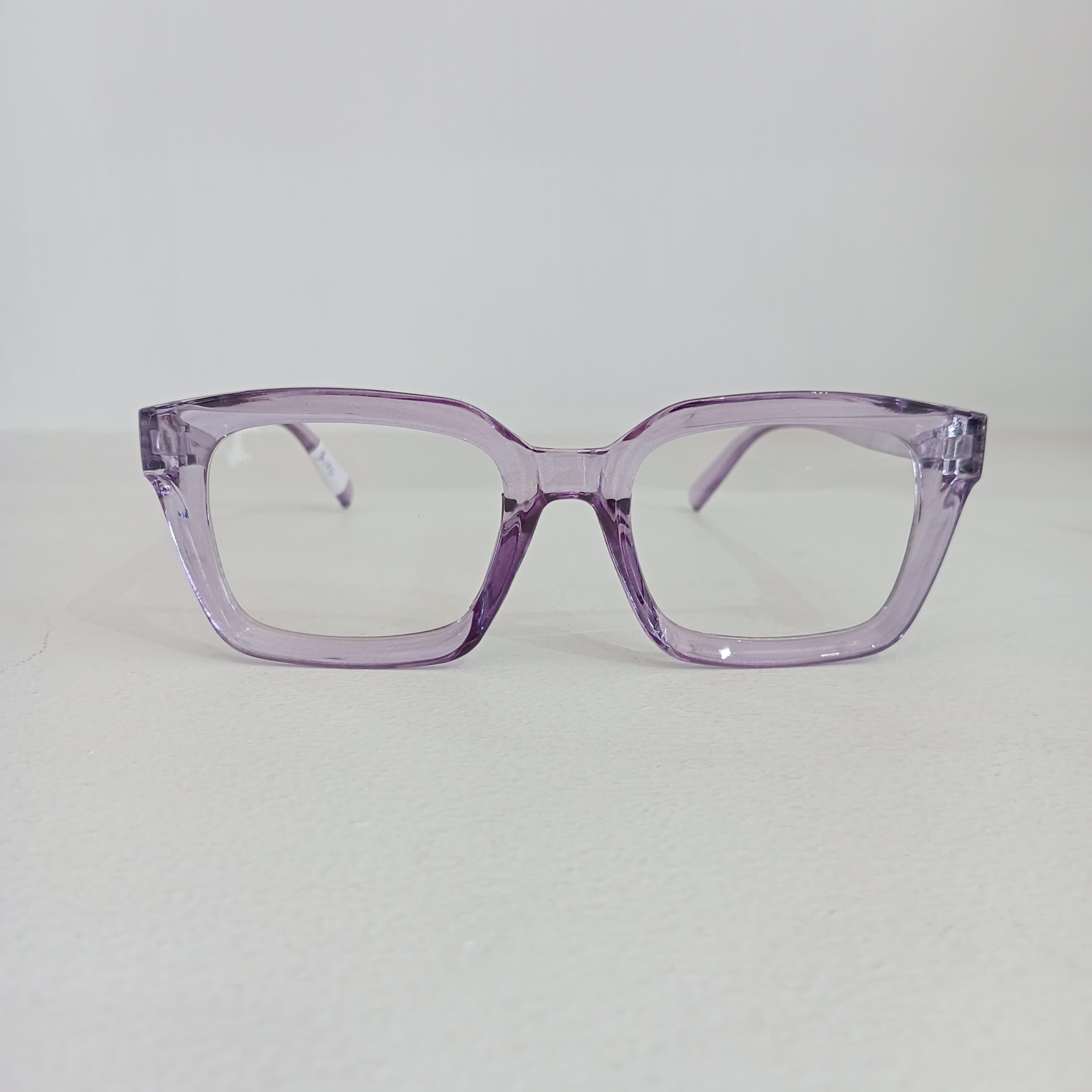 Gafas de montura transparente