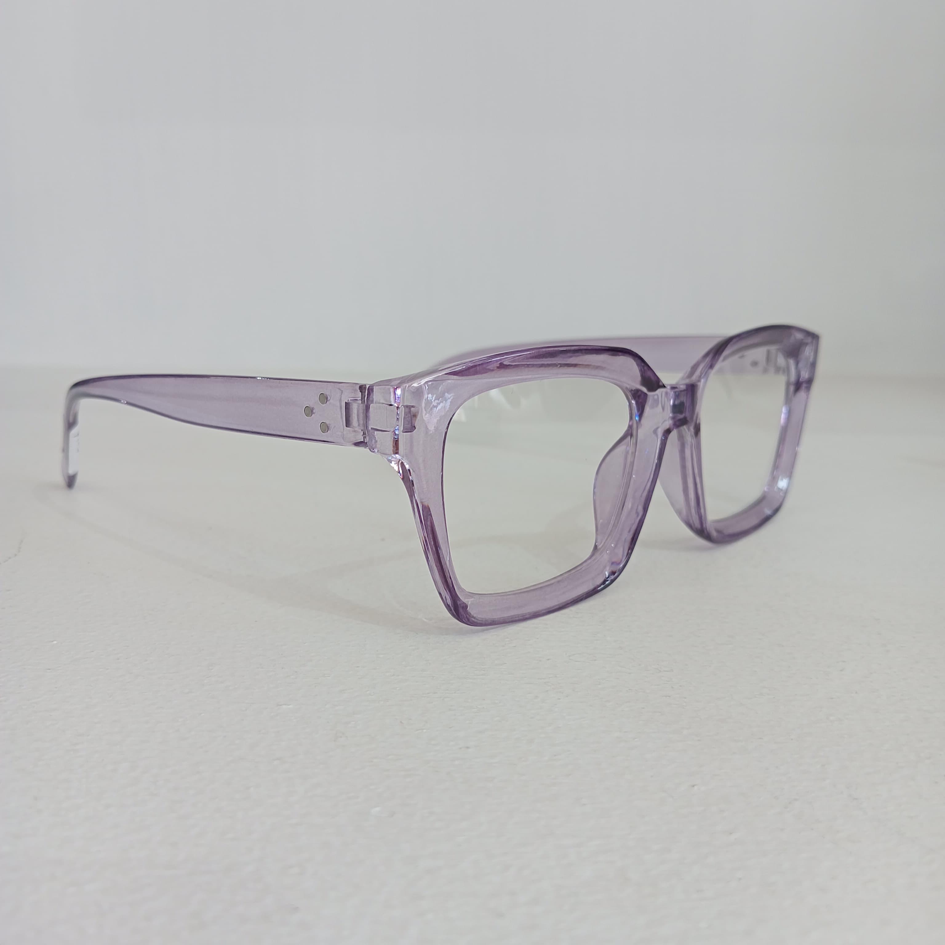 Gafas de montura transparente