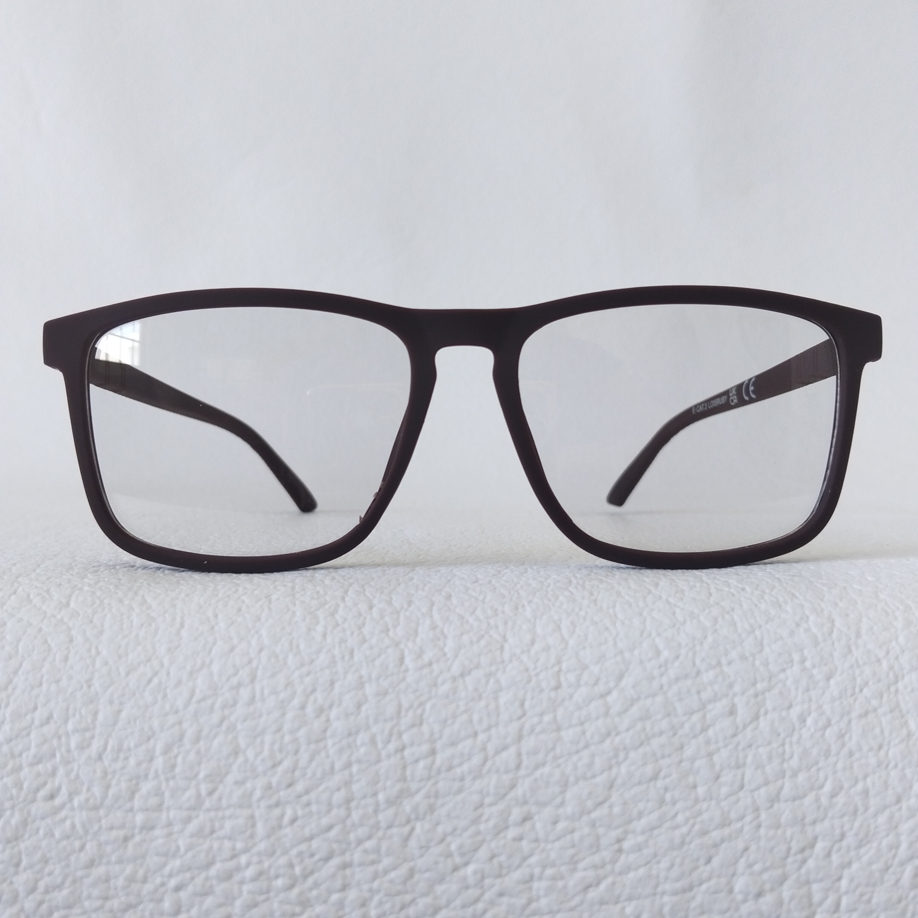 Fotocromático Gafas de montura negra
