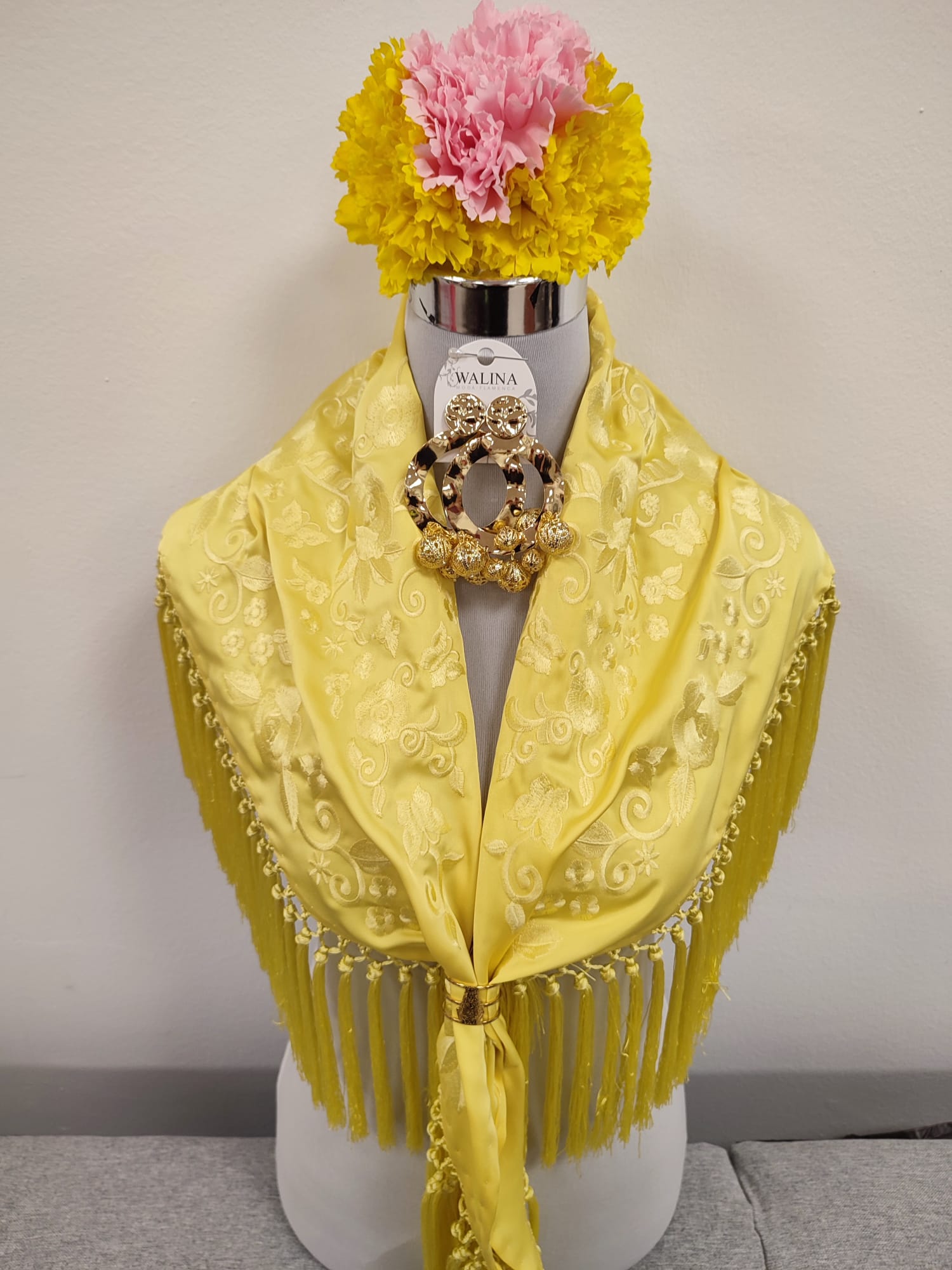 MANTON MONOCOLOR AMARILLO