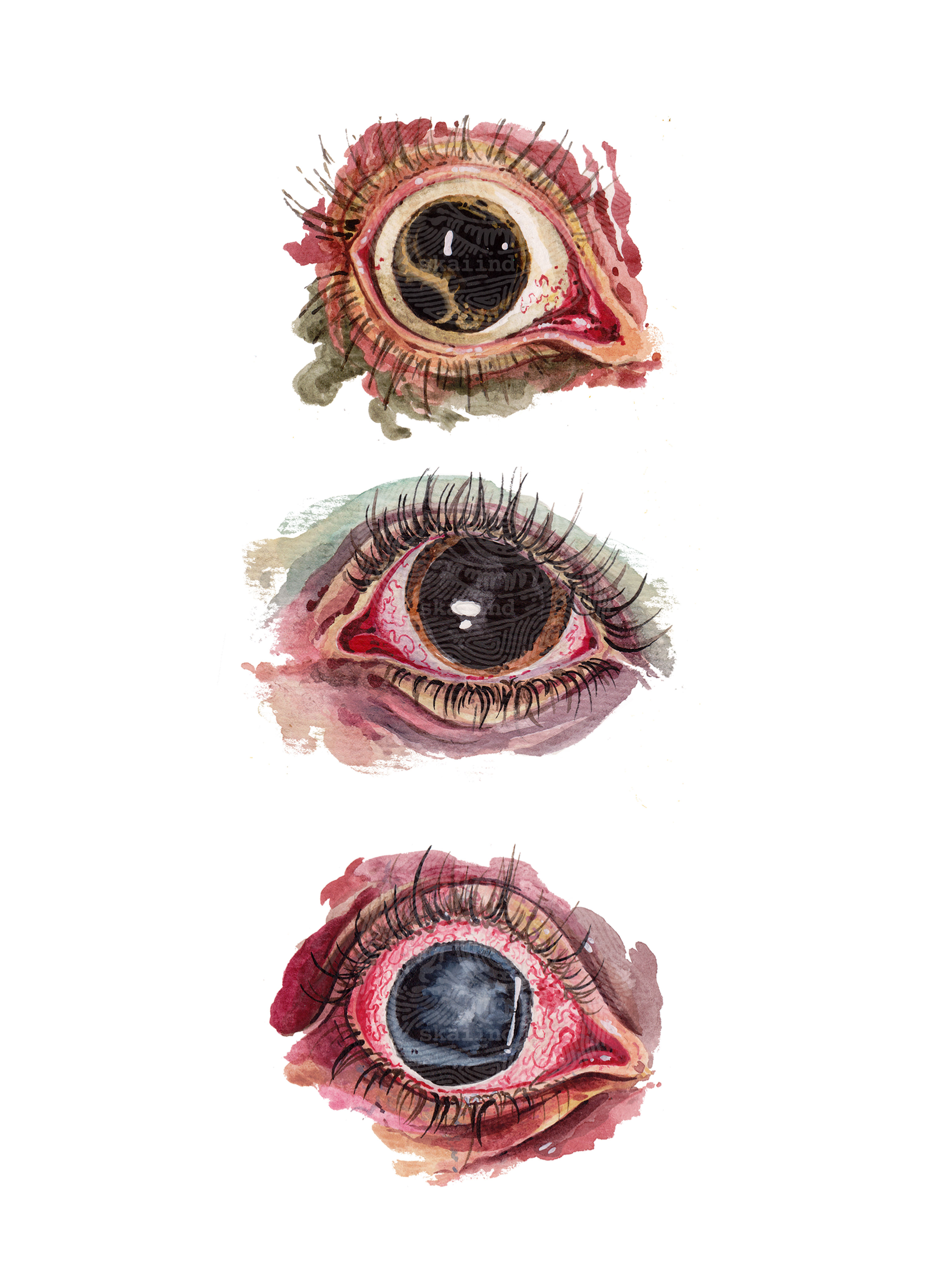STICKER SET - EYE TRAUMA