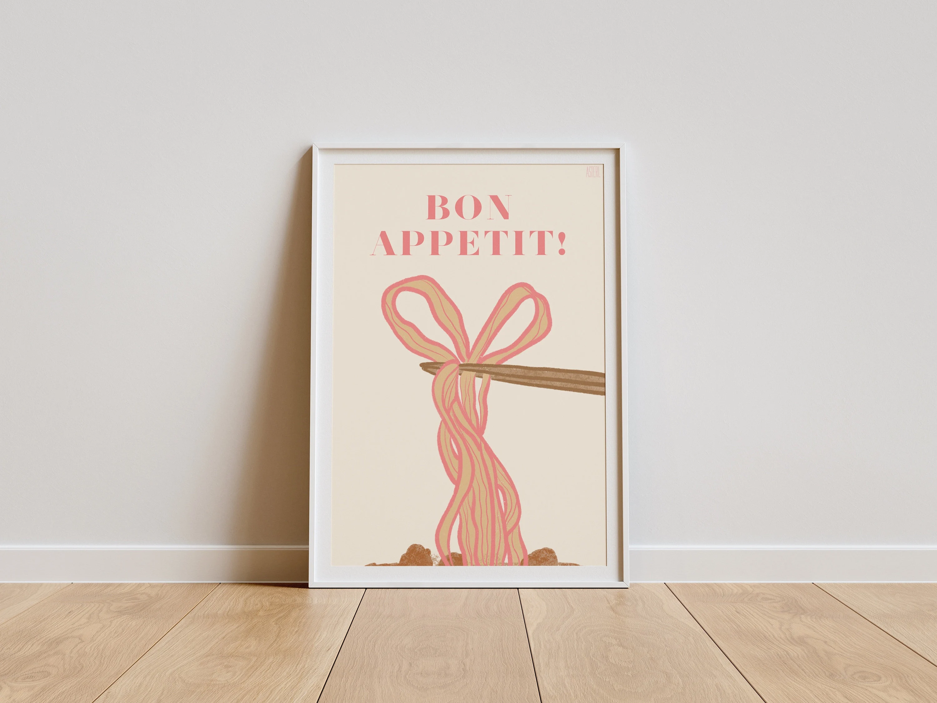 "Bon appetit" Póster.