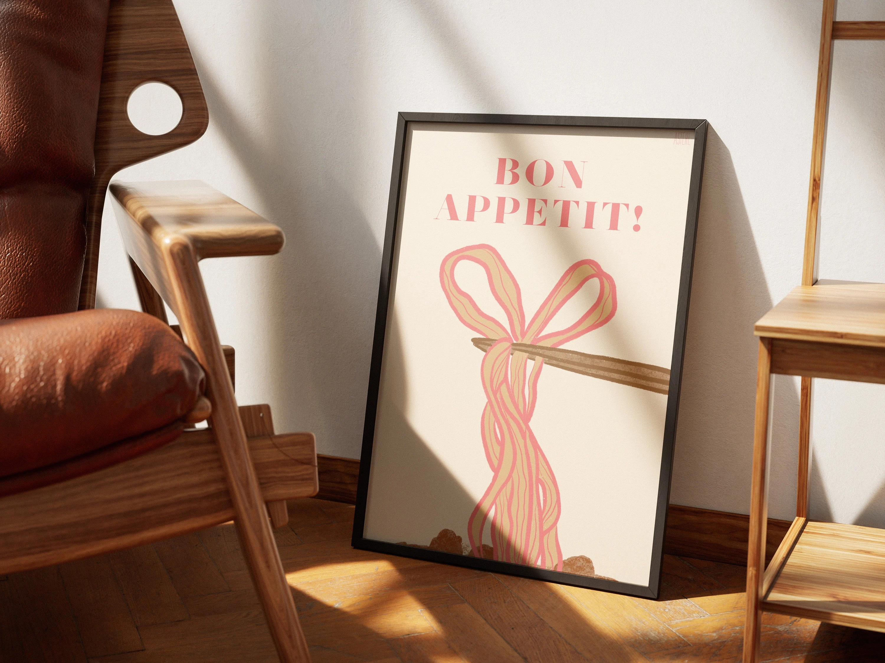 "Bon appetit" Póster.