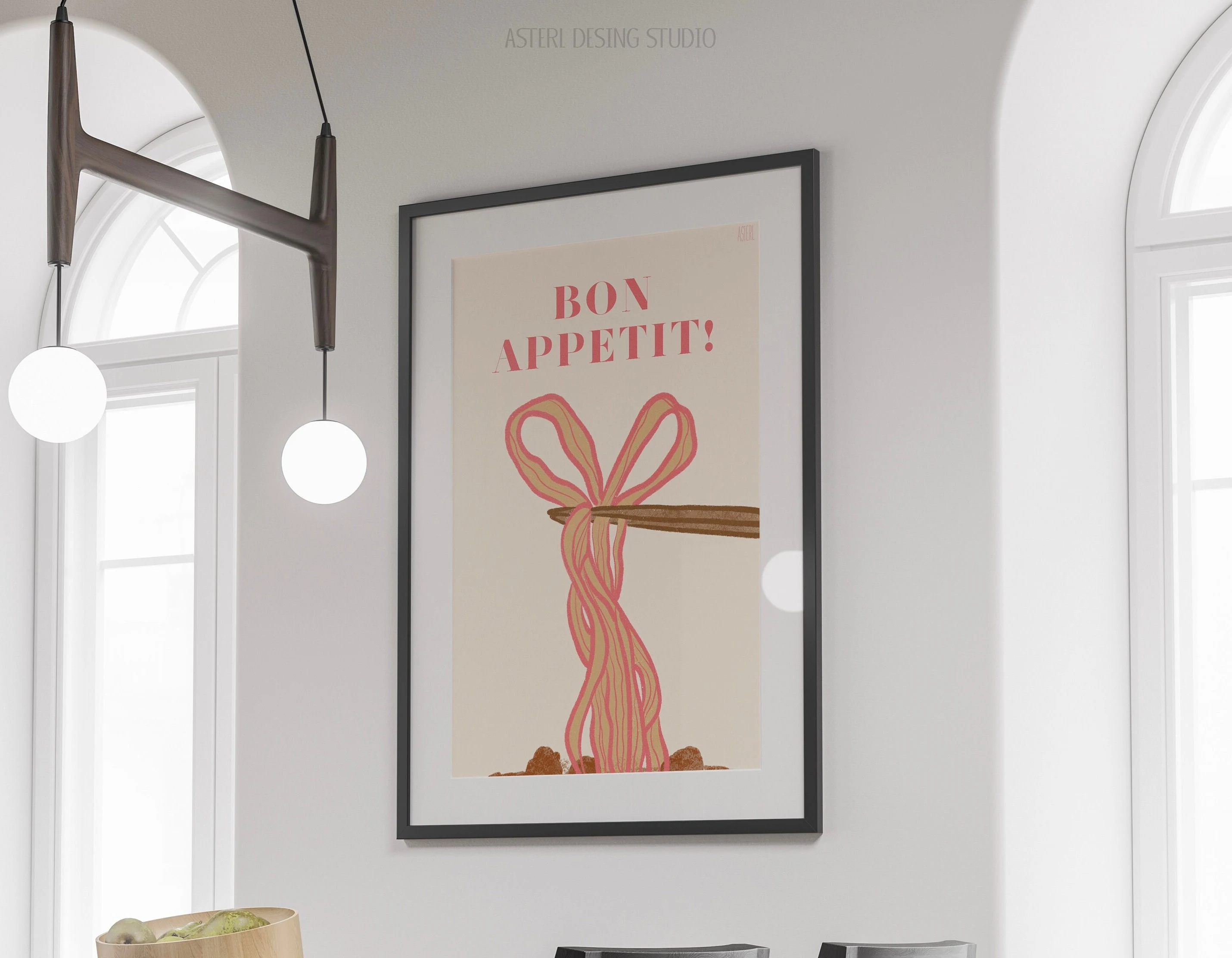 "Bon appetit" Póster.