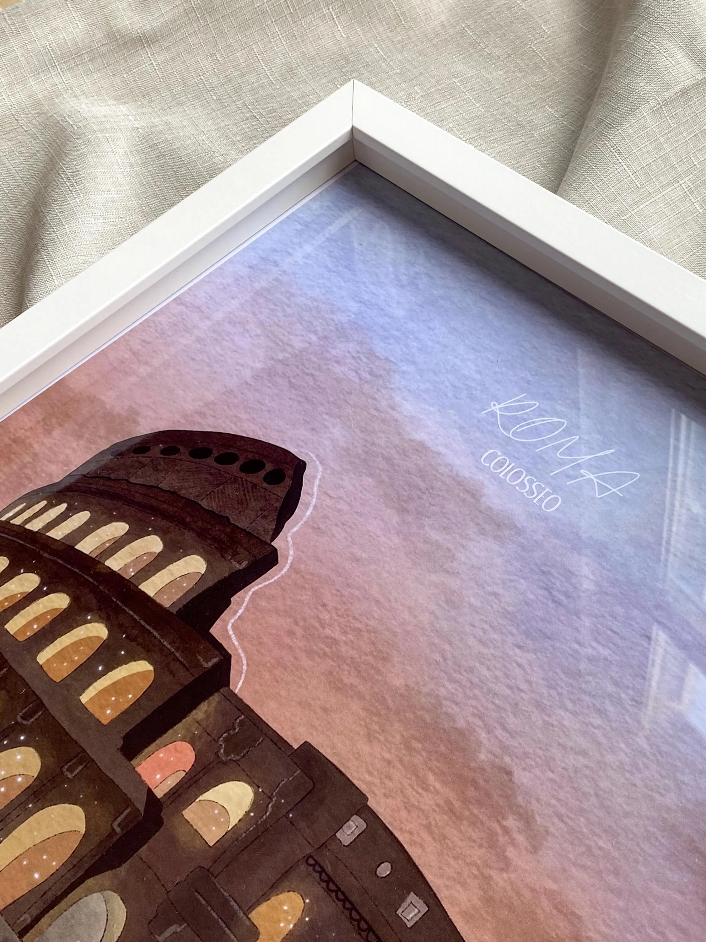 Ilustración Roma, Lámina digital.