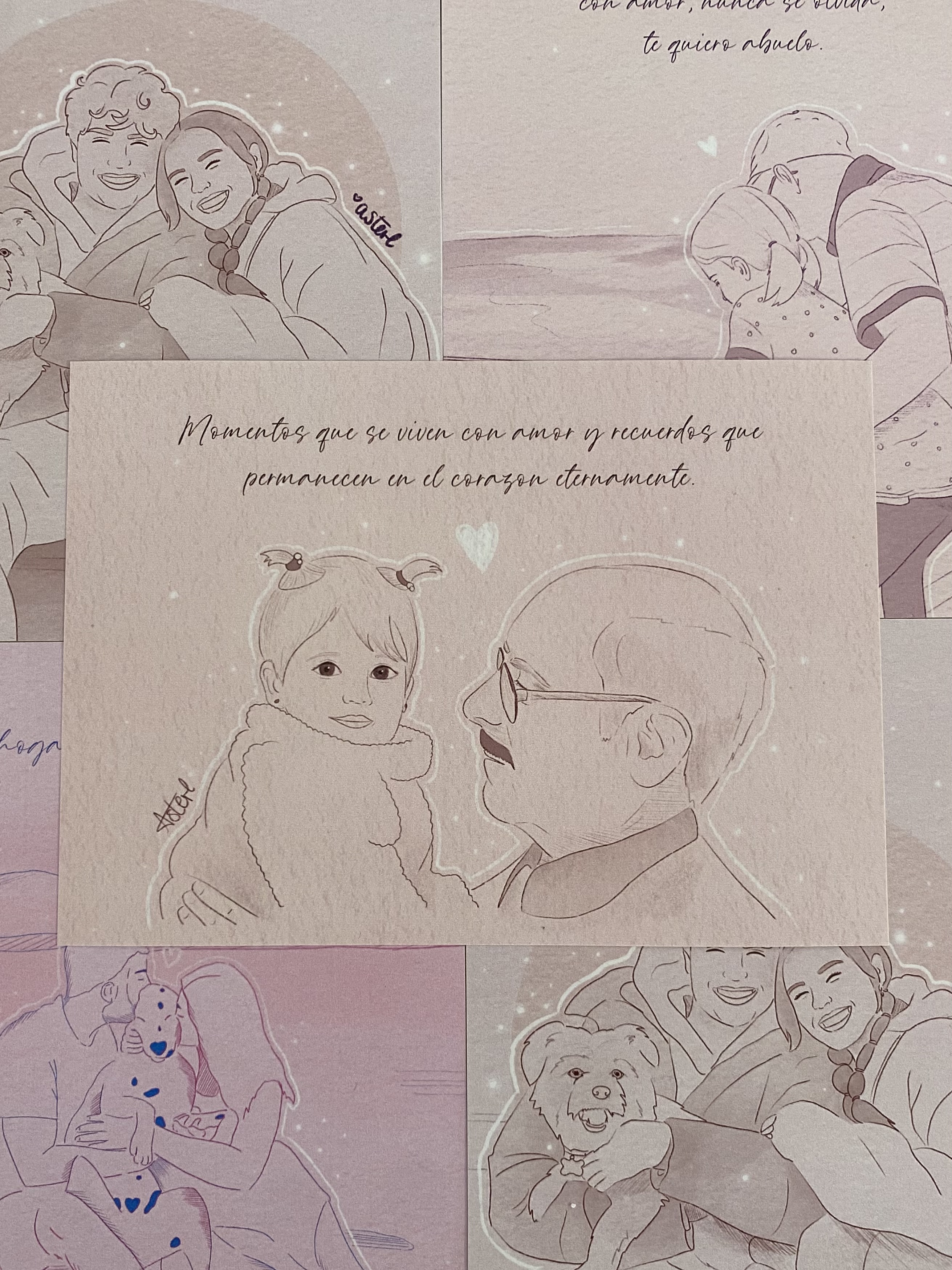 Ilustración Lineal Impresa