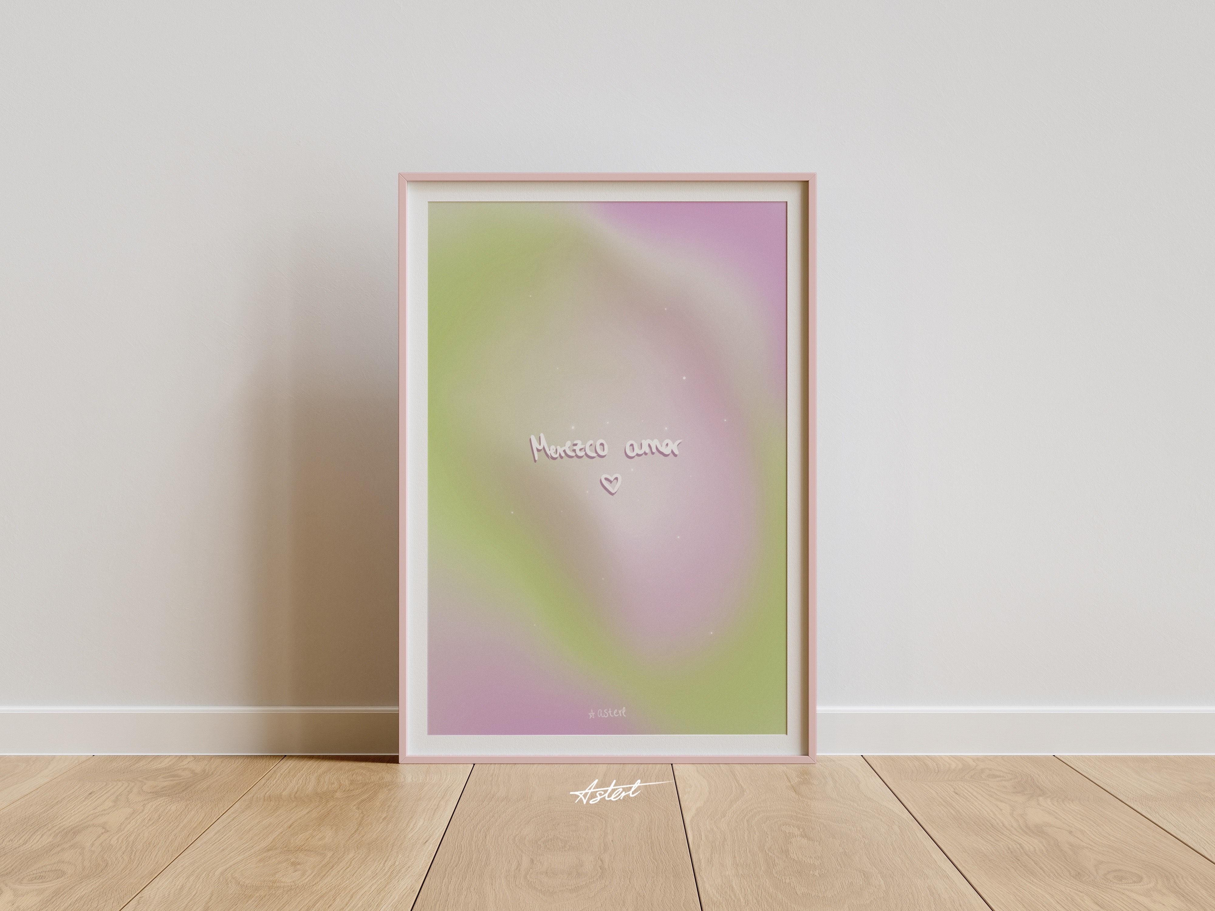 "Merezco Amor" Lámina Aura.