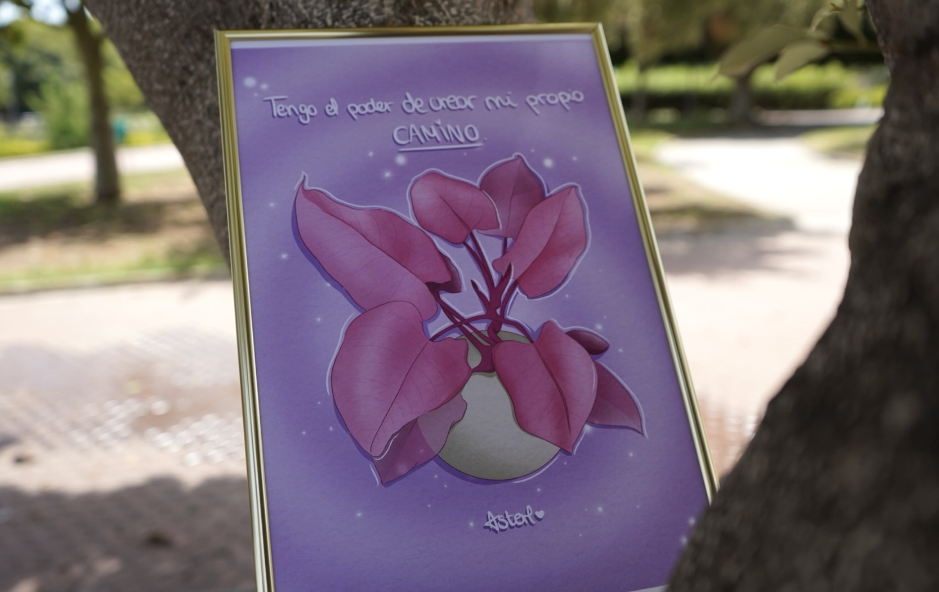 Tengo el poder de crear mi propio camino, Póster.