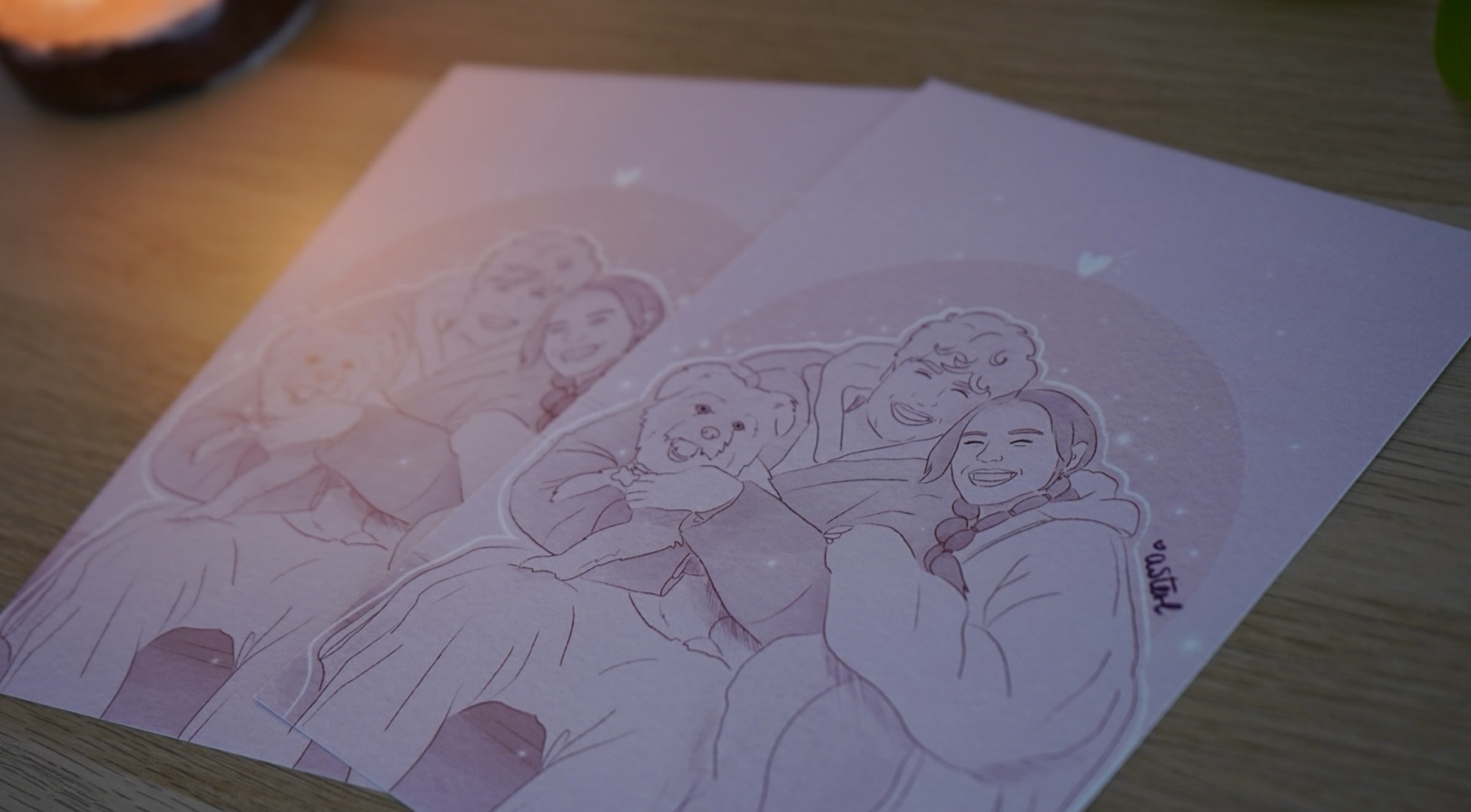 Ilustración Lineal Impresa