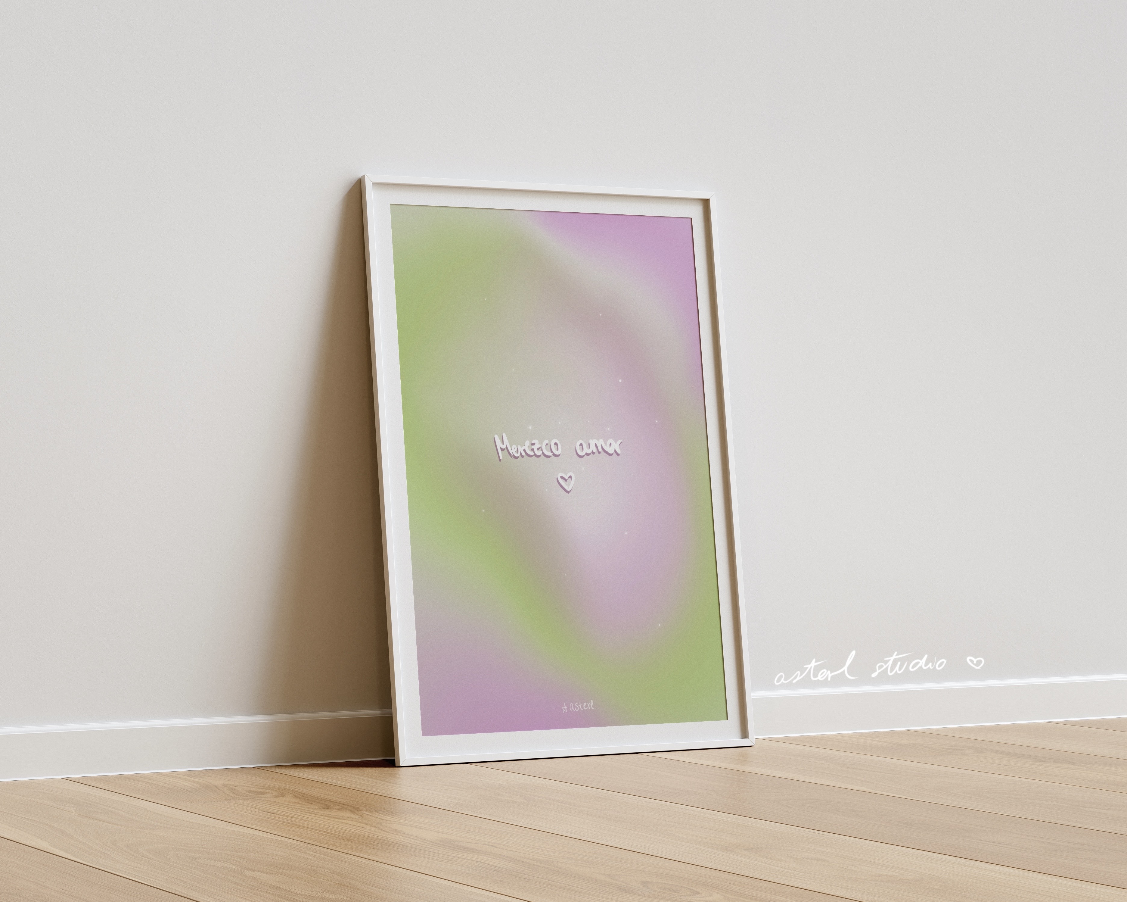 "Merezco Amor" Lámina Aura.