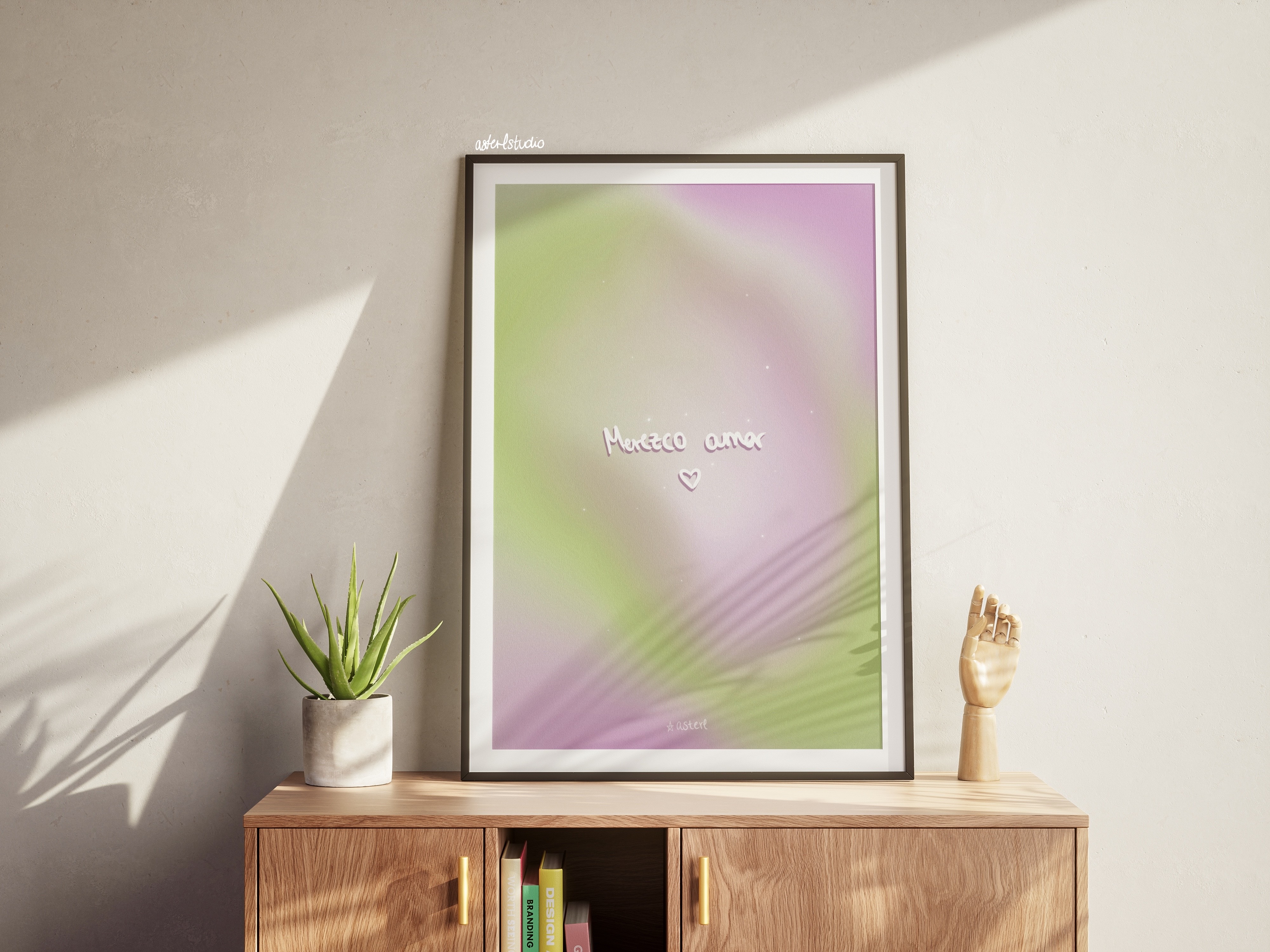 "Merezco Amor" Lámina Aura.