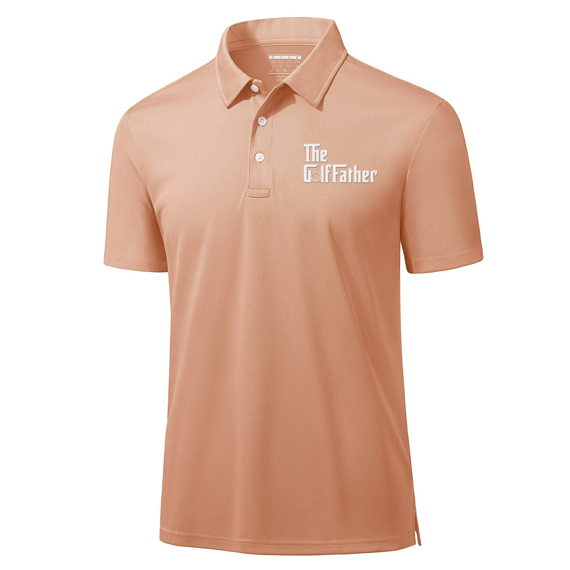 Golf Polo Embroidery Designs T-Shirt – “The Golf Father” – Stylish and Sporty Apparel for Golf Enthusiasts
