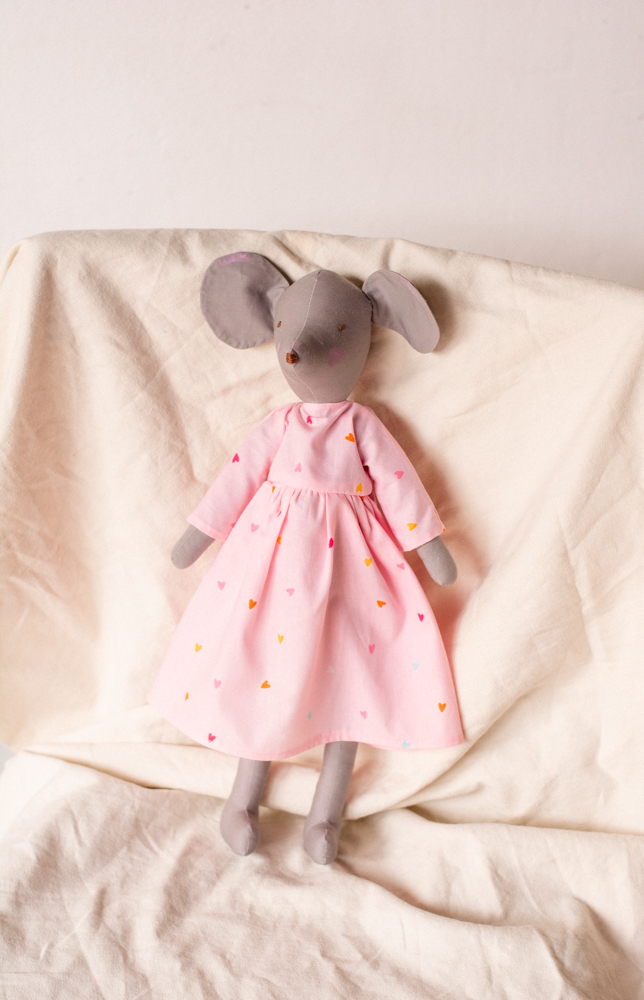 Şoricel de jucărie handmade lucrat frumos