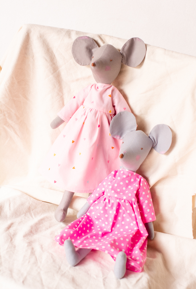 Şoricel de jucărie handmade lucrat frumos