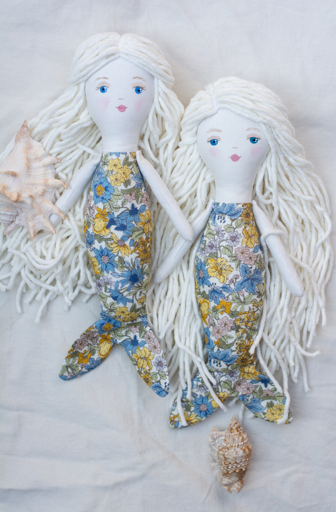 Sirenă handmade de jucărie